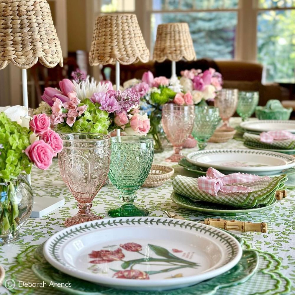 Green Leaves - Tablecloth 2024 Print