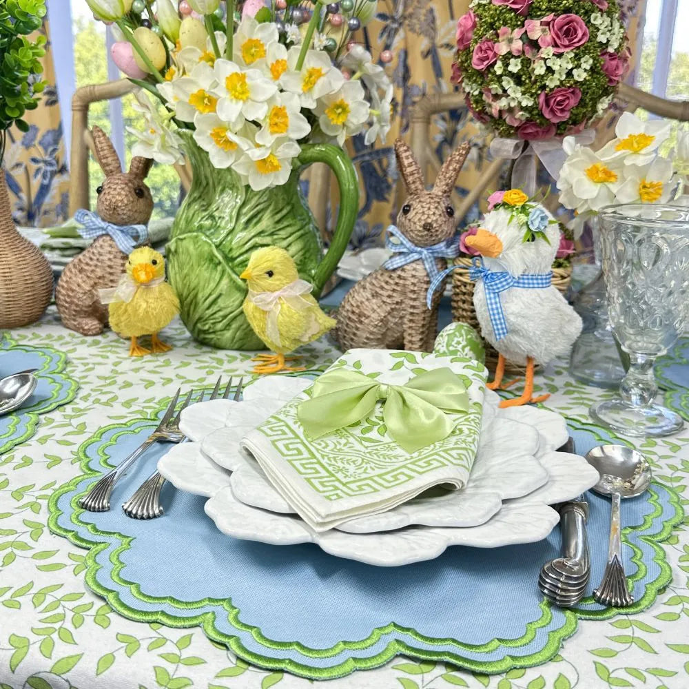 Light Green Leaves - Tablecloth - The Mayfair Hall