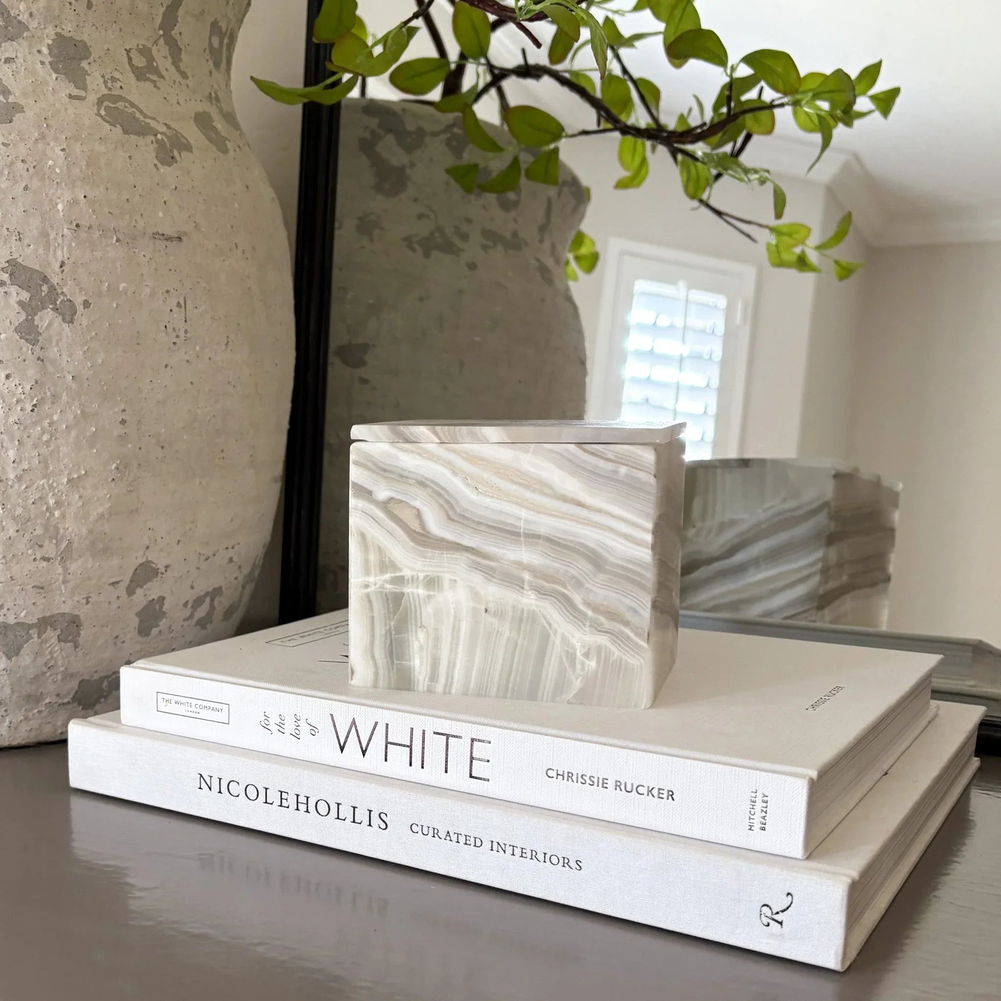 Grey Onyx Lidded Box - The Mayfair Hall
