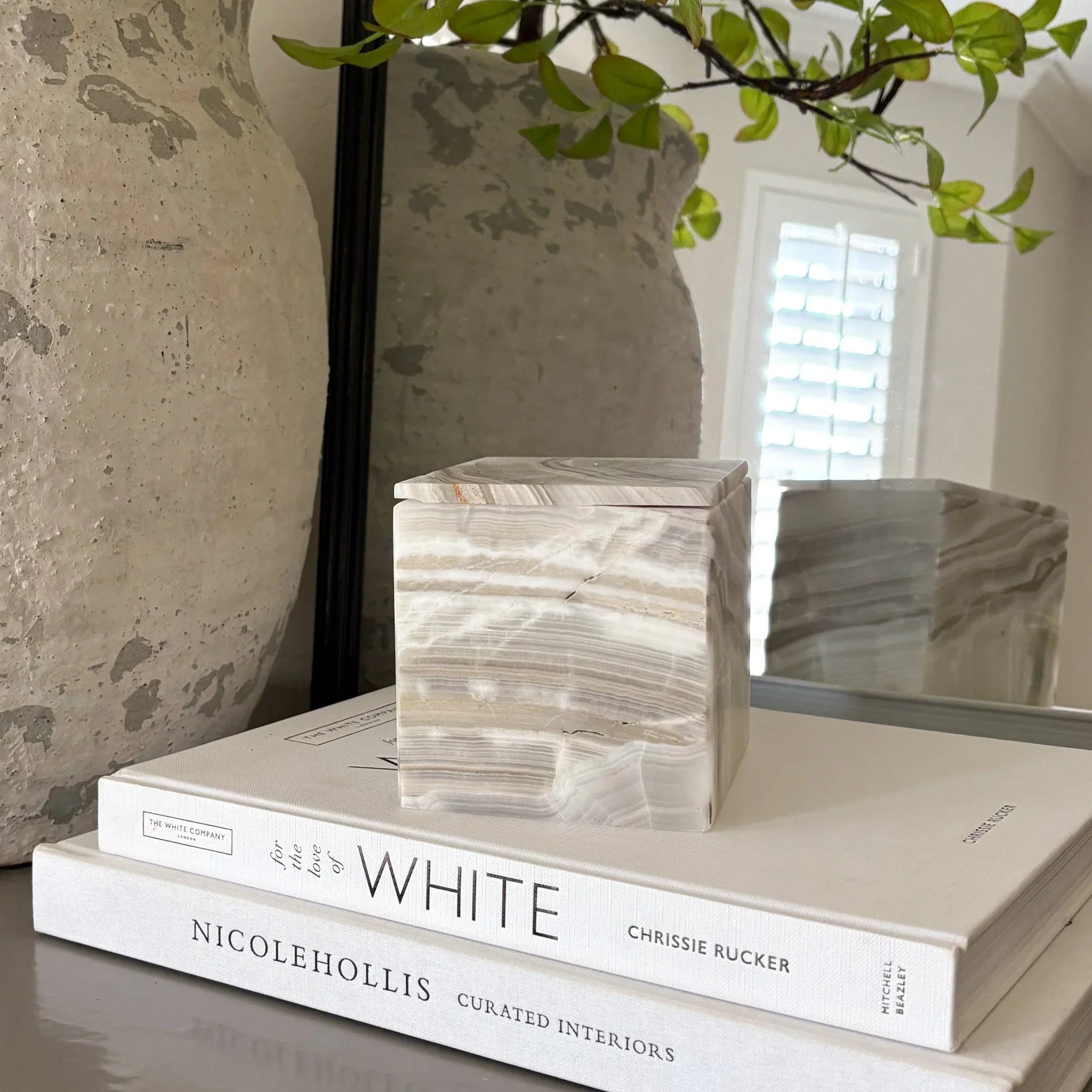Grey Onyx Lidded Box - The Mayfair Hall