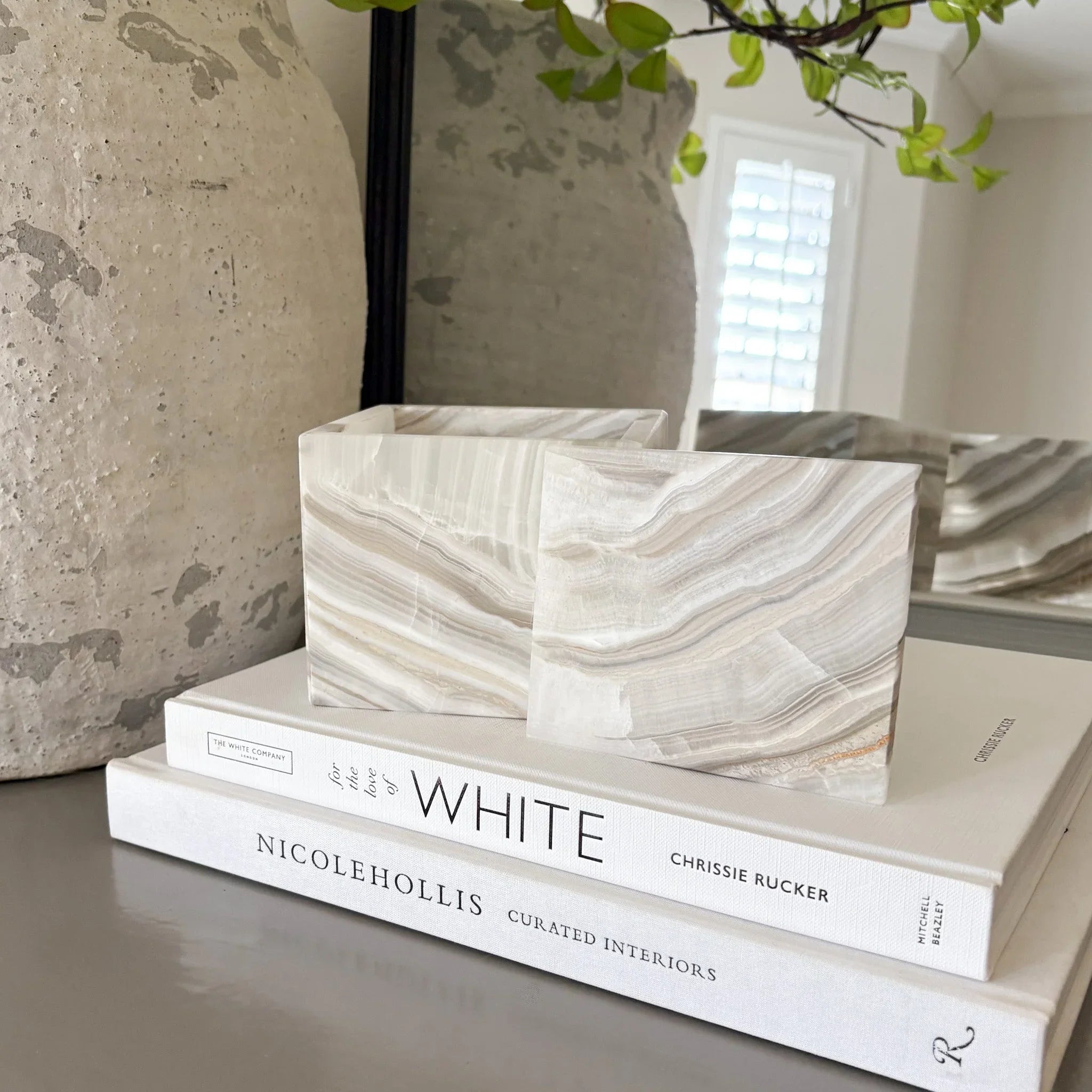 Grey Onyx Lidded Box - The Mayfair Hall