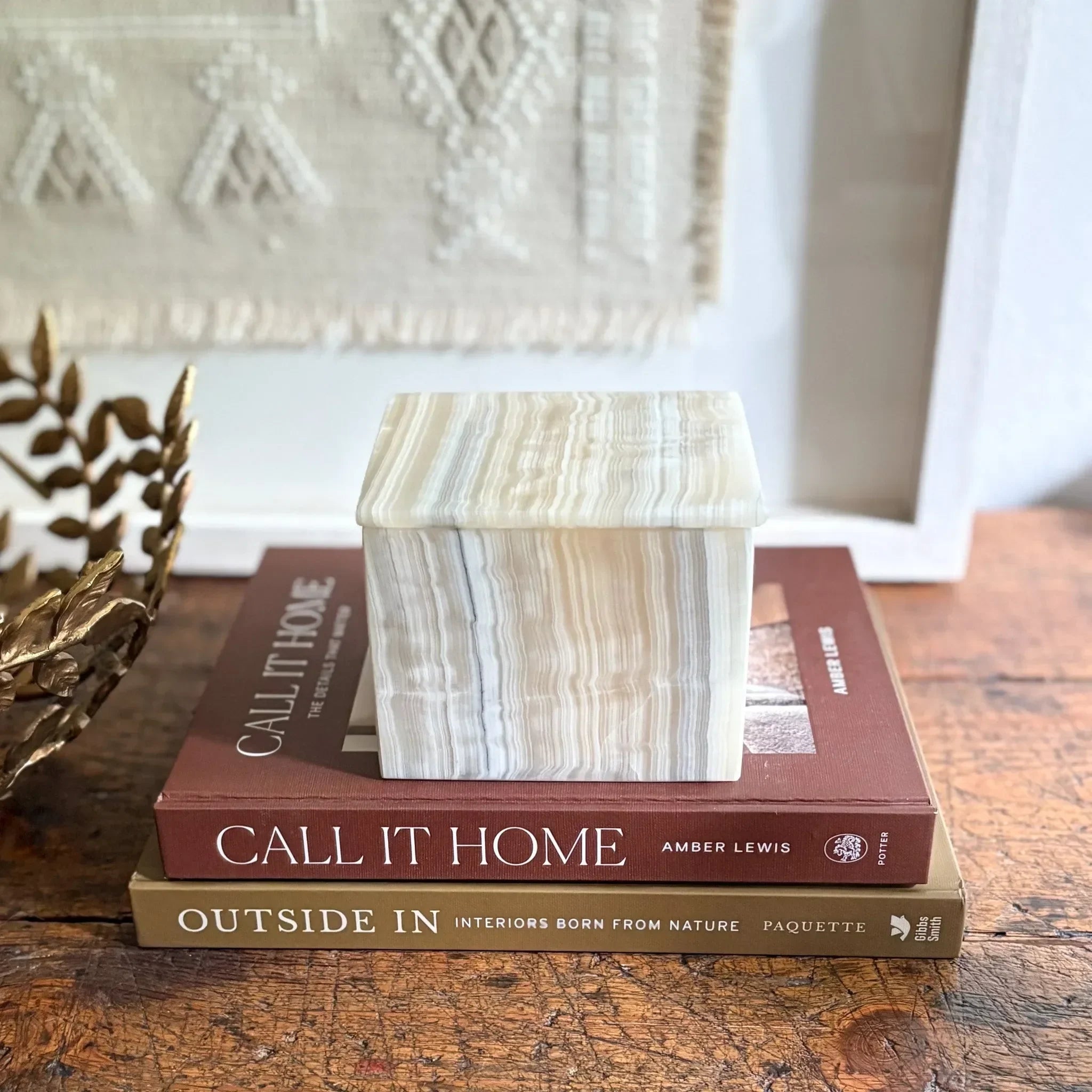 Grey Onyx Lidded Box - The Mayfair Hall