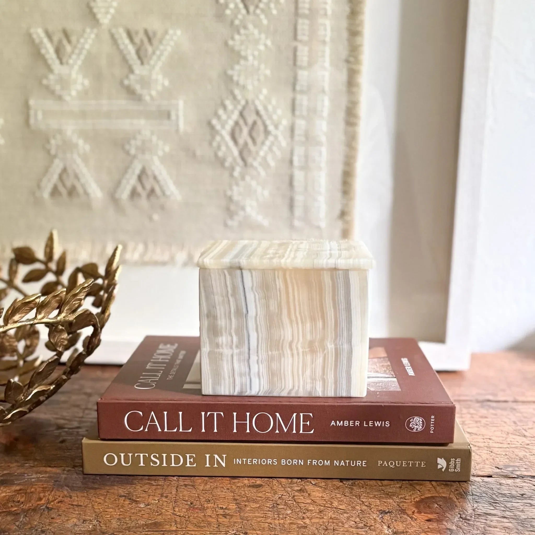 Grey Onyx Lidded Box - The Mayfair Hall