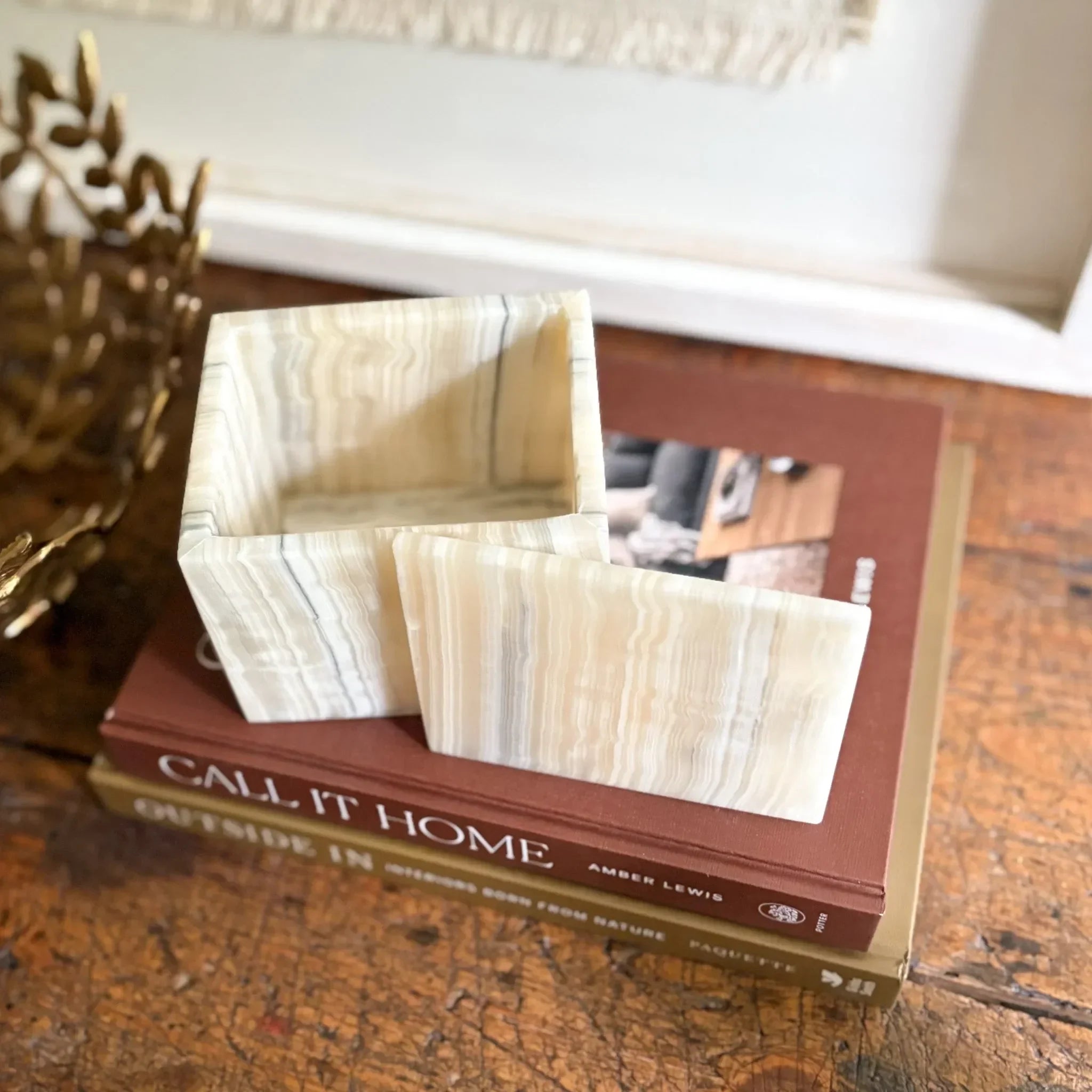 Grey Onyx Lidded Box - The Mayfair Hall