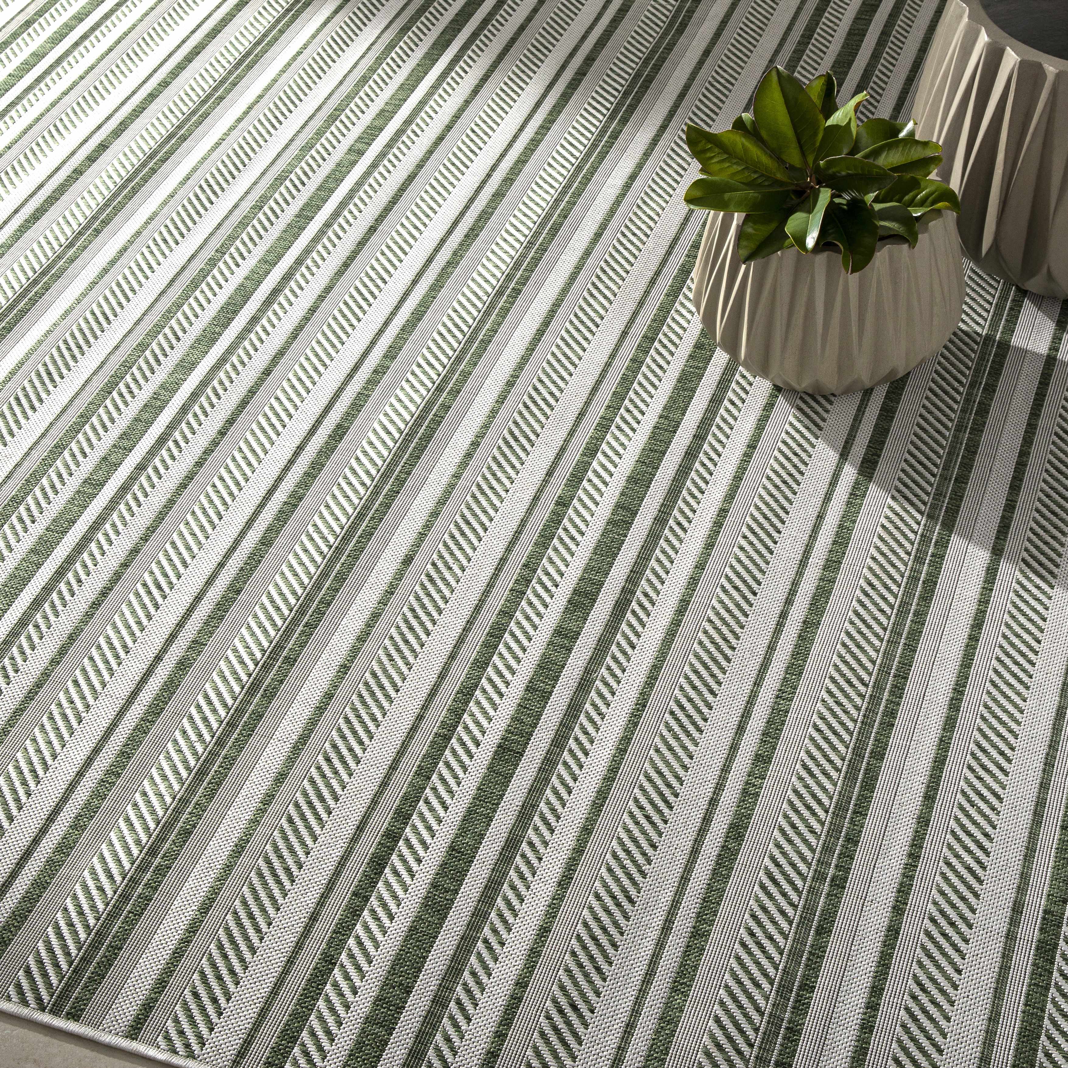 Gram Striped Nordic Outdoor Rug