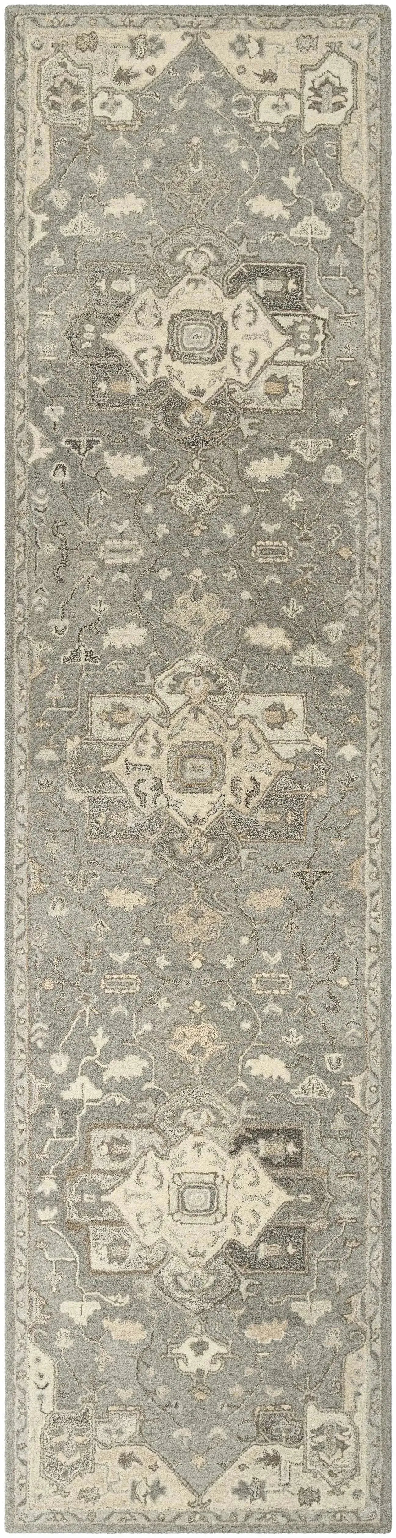 Broomfield 1196 Wool Rug in Taupe