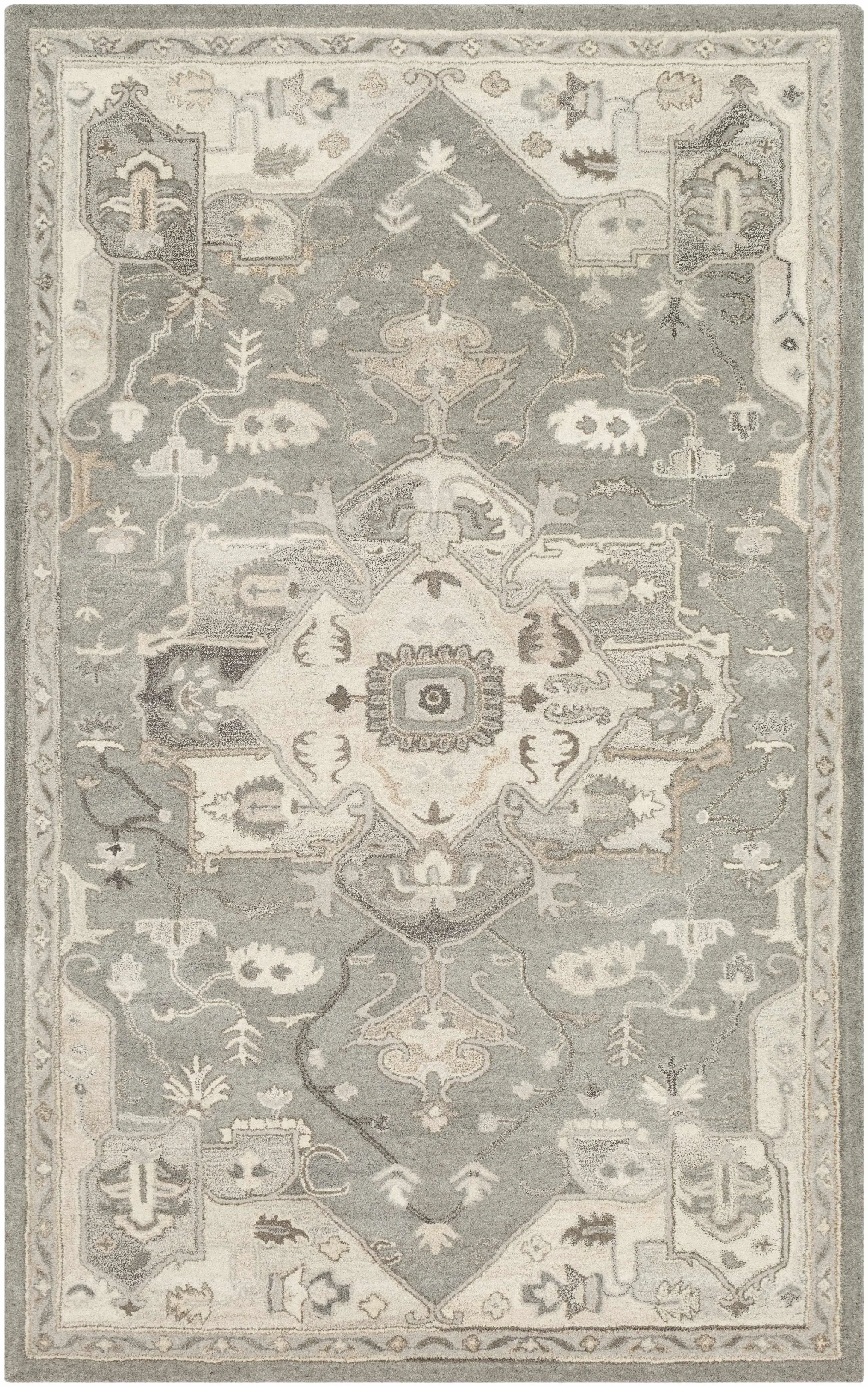 Broomfield 1196 Wool Rug in Taupe