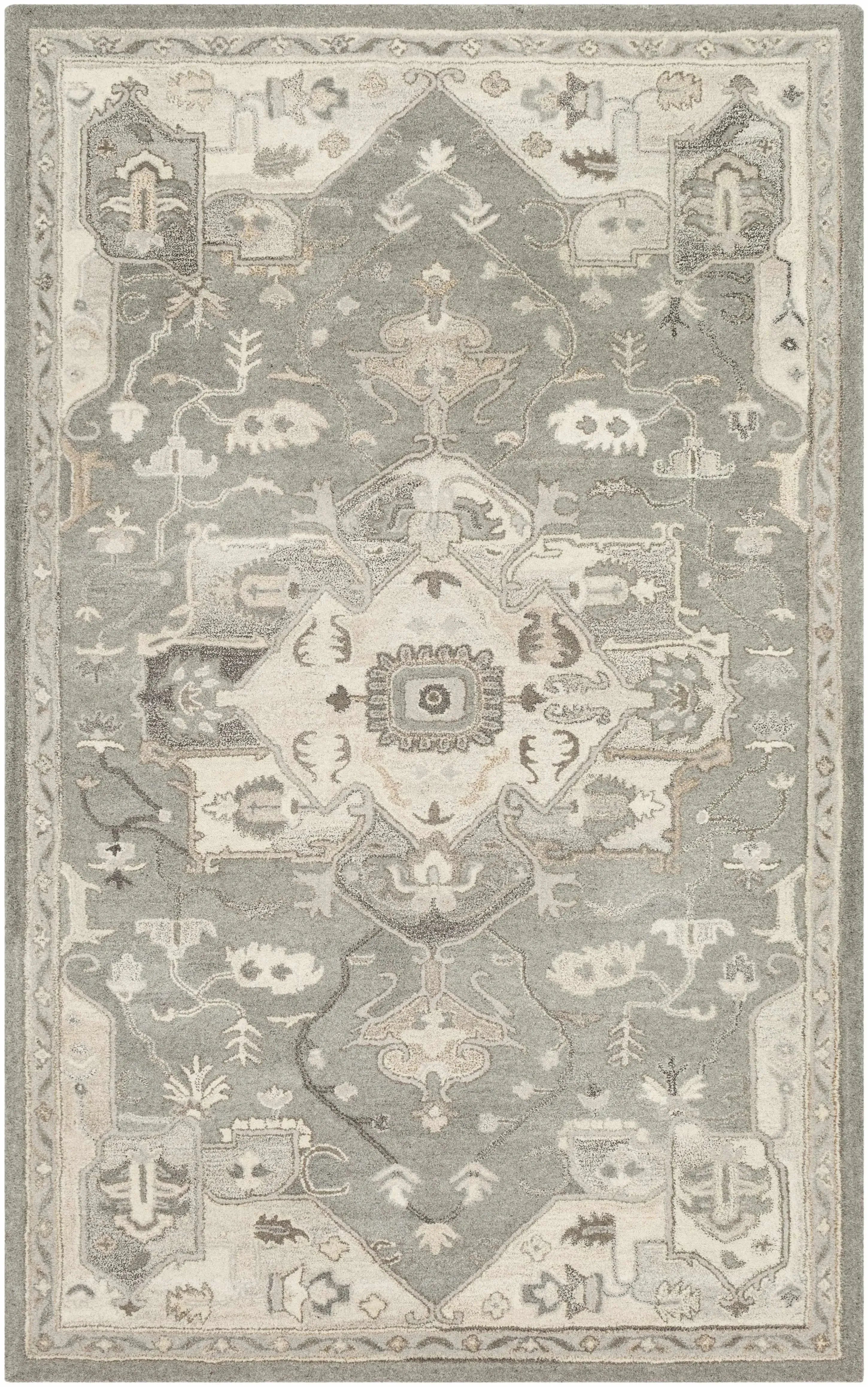 Broomfield 1196 Wool Rug in Taupe