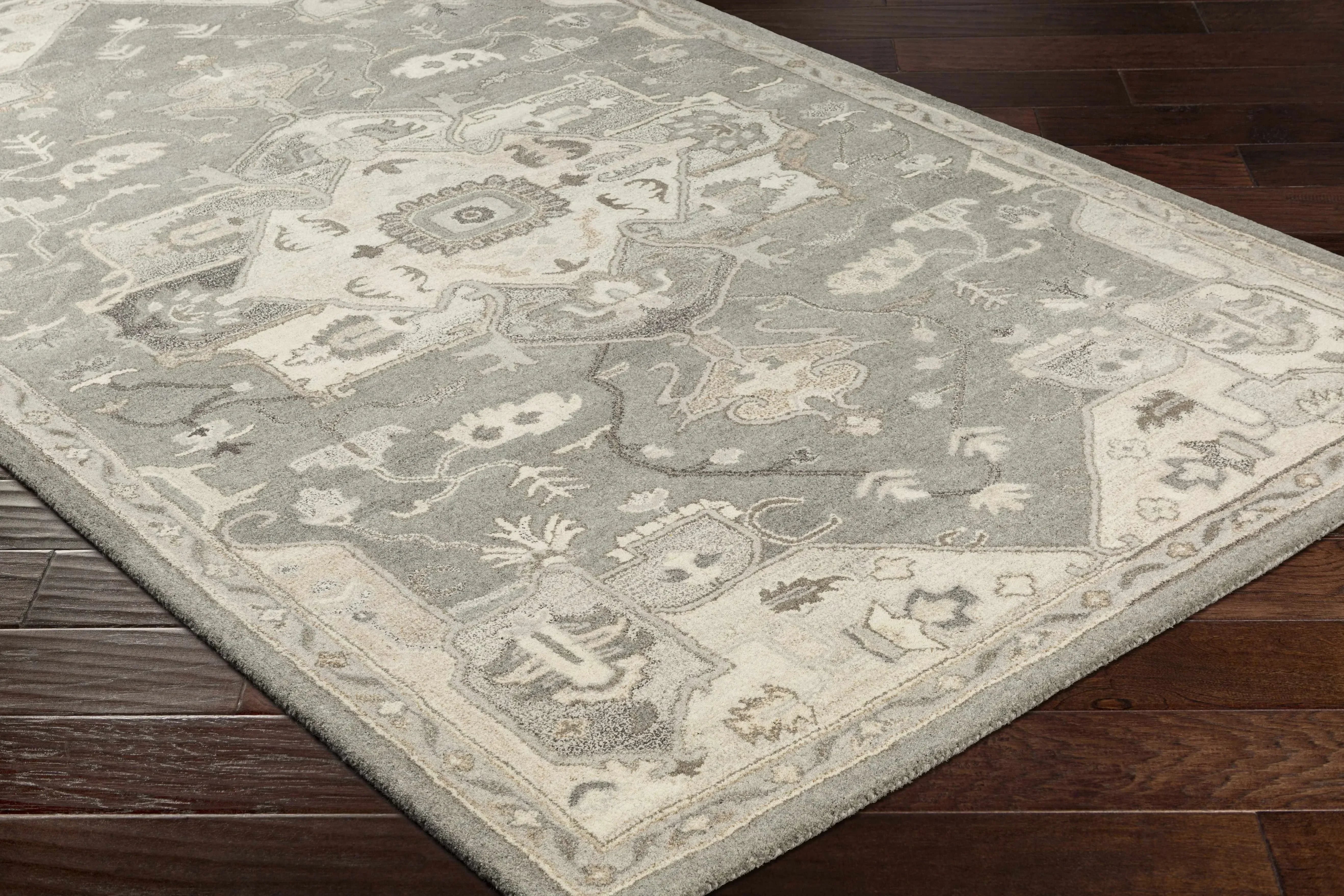 Broomfield 1196 Wool Rug in Taupe
