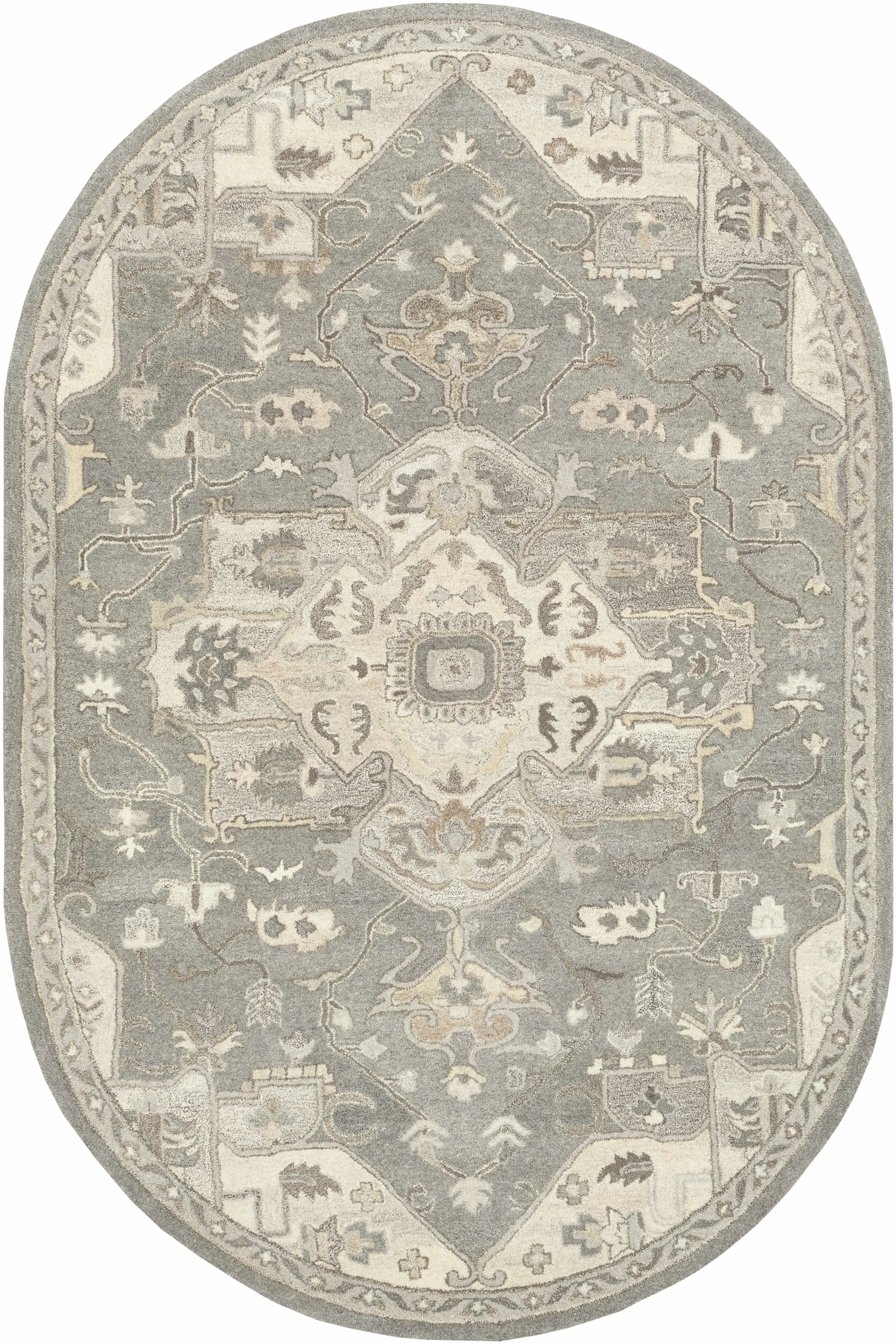 Broomfield 1196 Wool Rug in Taupe