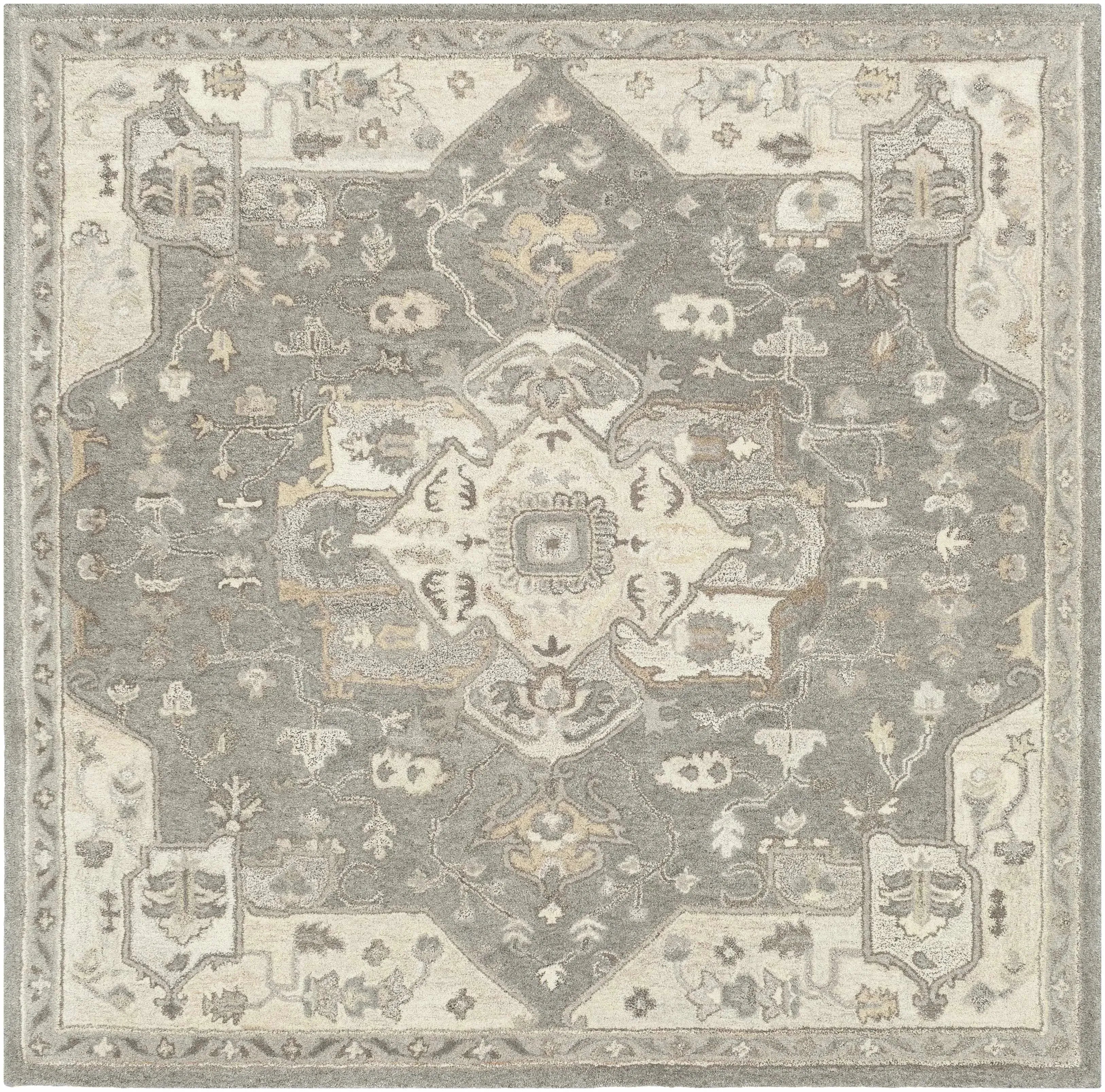 Broomfield 1196 Wool Rug in Taupe