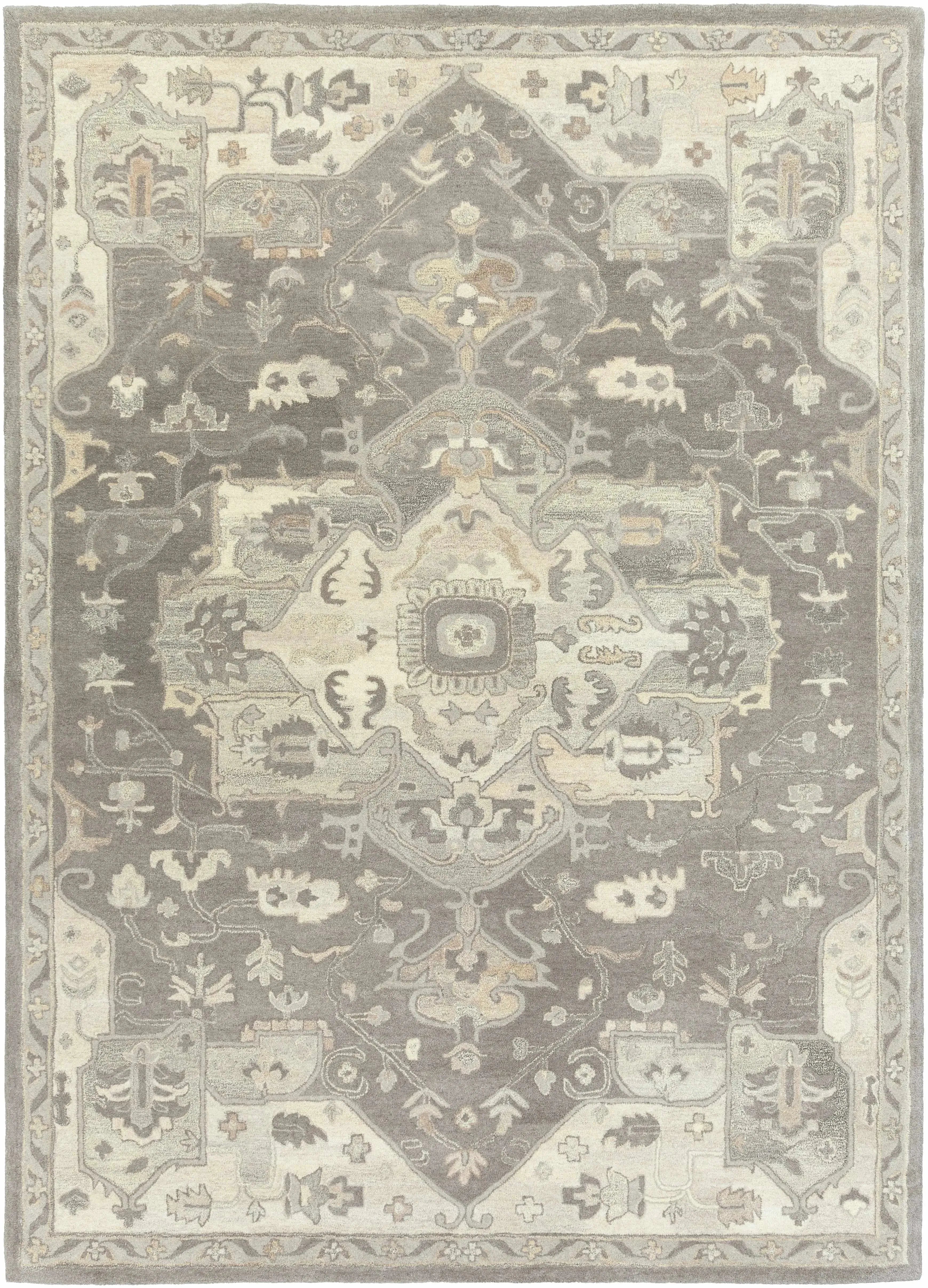Broomfield 1196 Wool Rug in Taupe