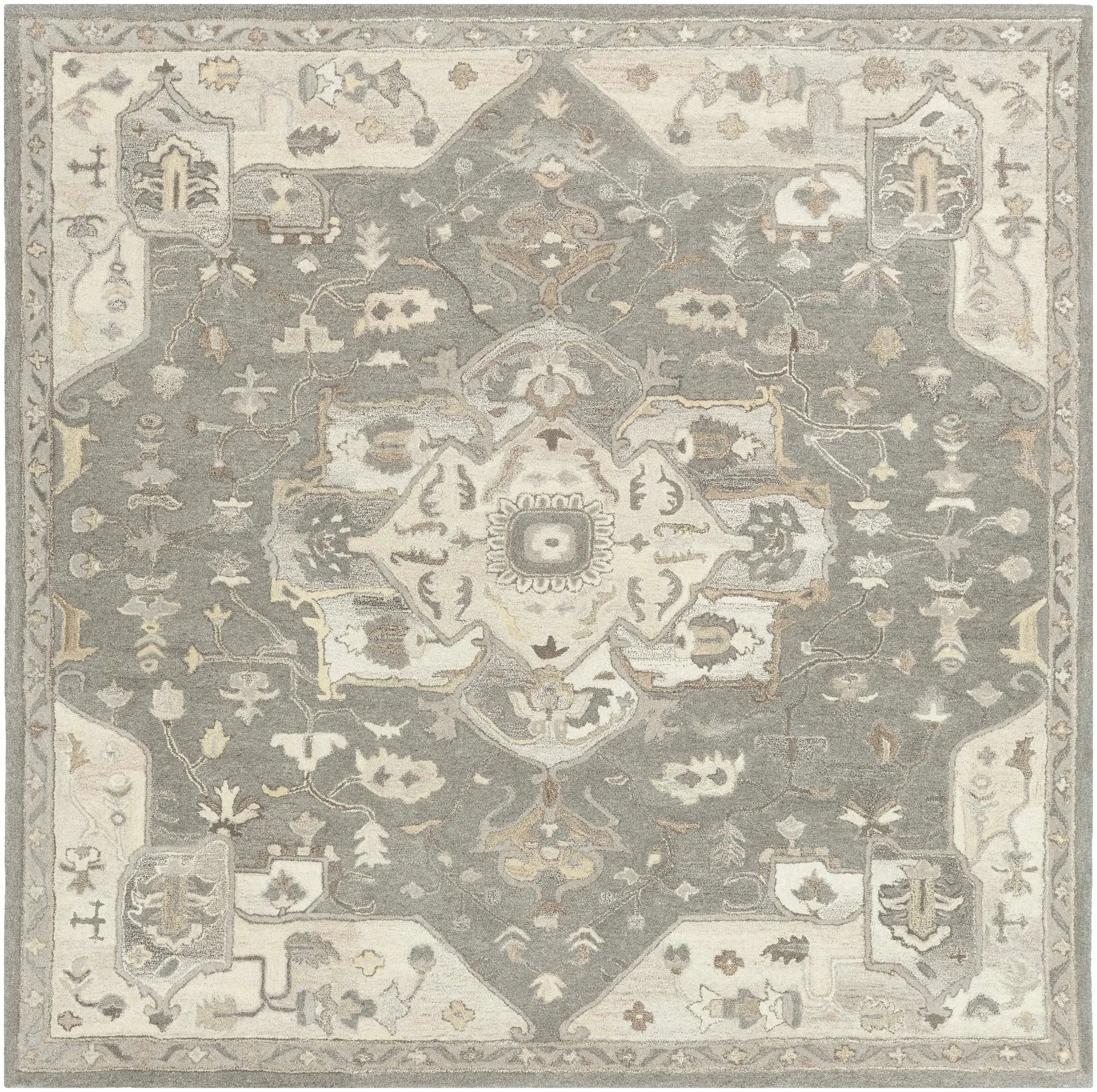 Broomfield 1196 Wool Rug in Taupe