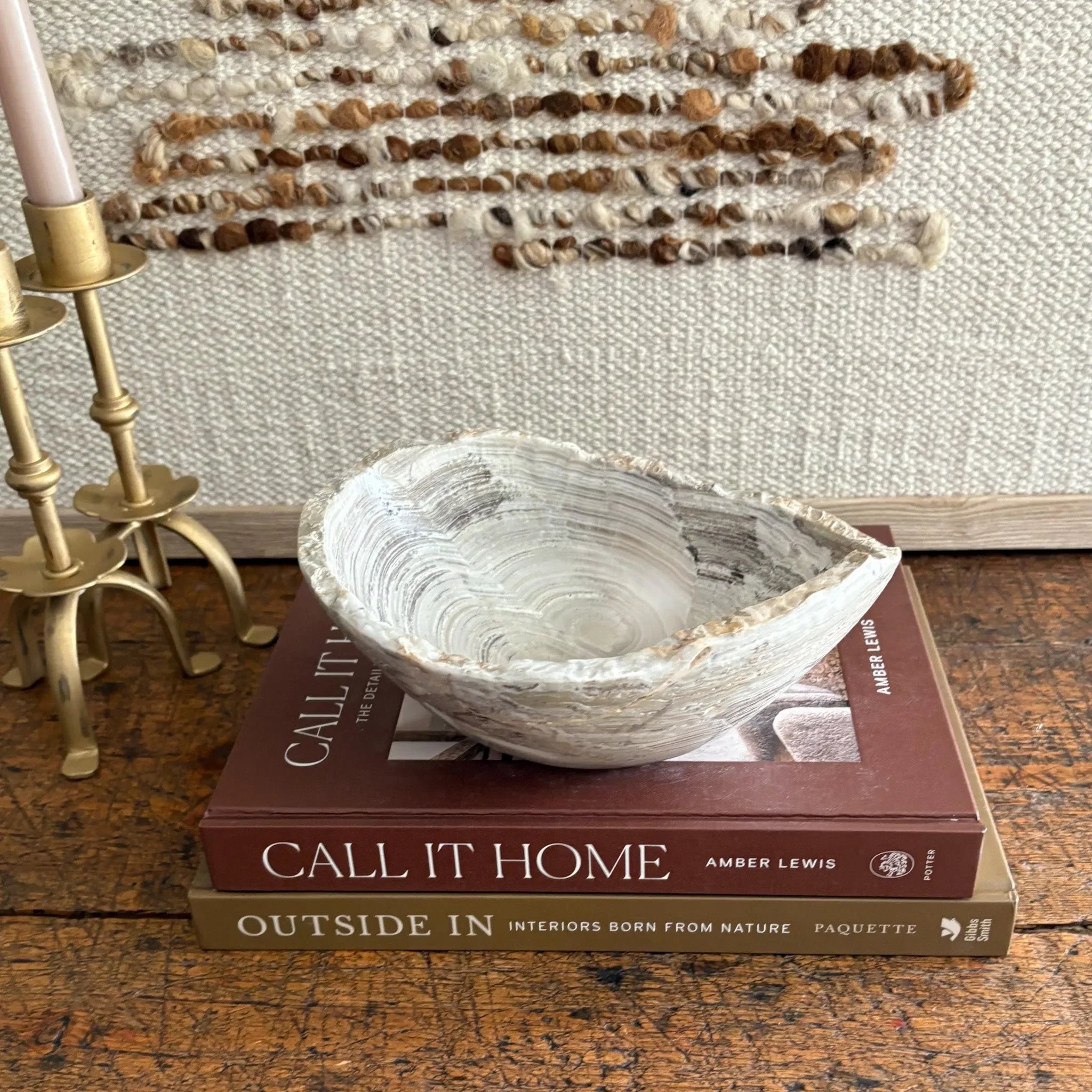 Hand Carved Amber Onyx Bowl - The Mayfair Hall