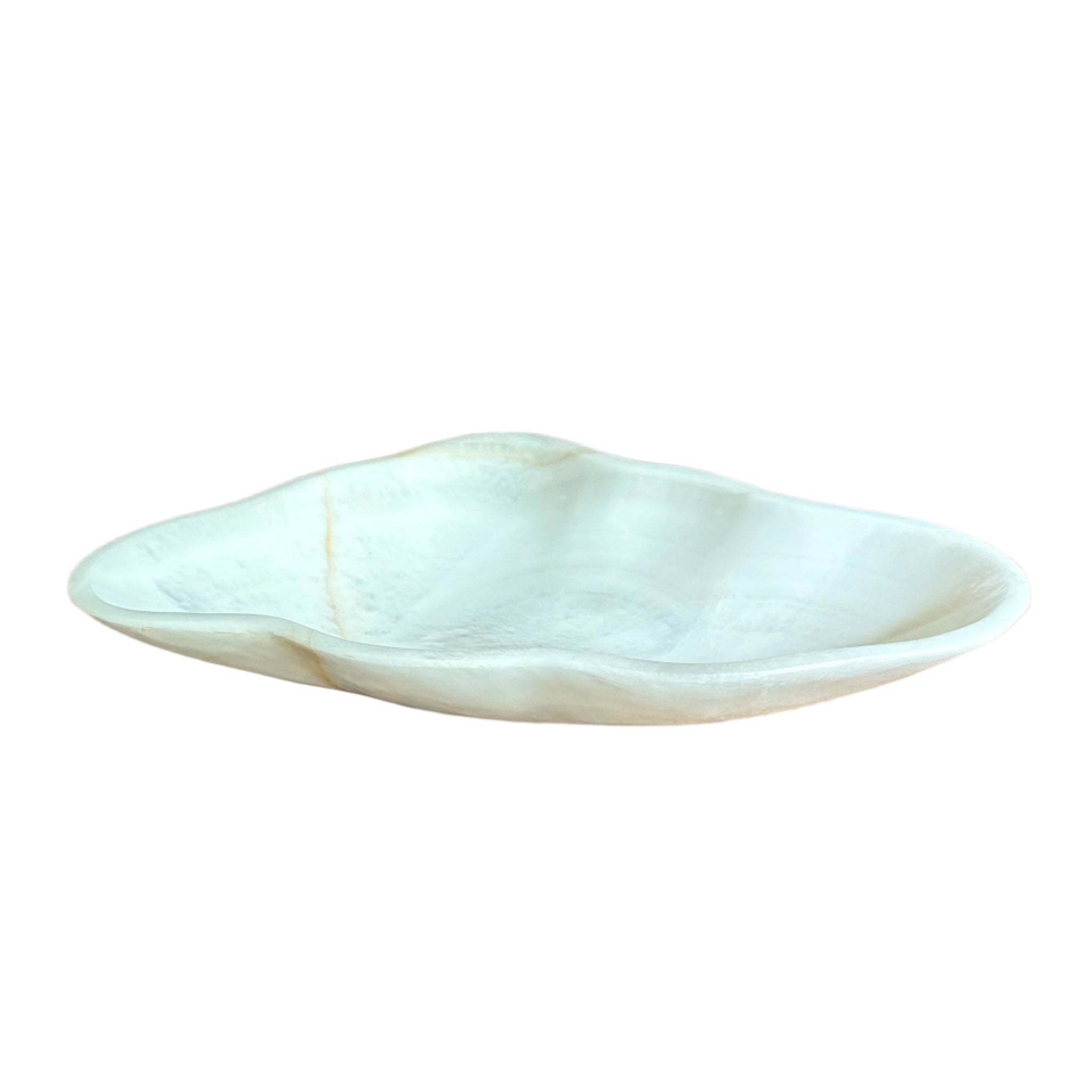 Hand Carved White Onyx Bowl