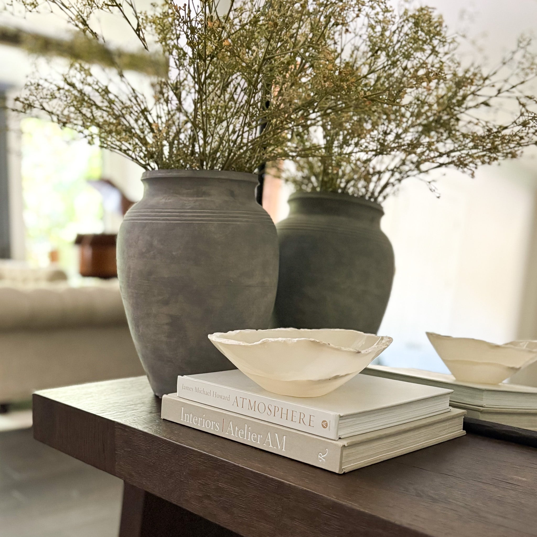 Hand Carved White Onyx Bowl