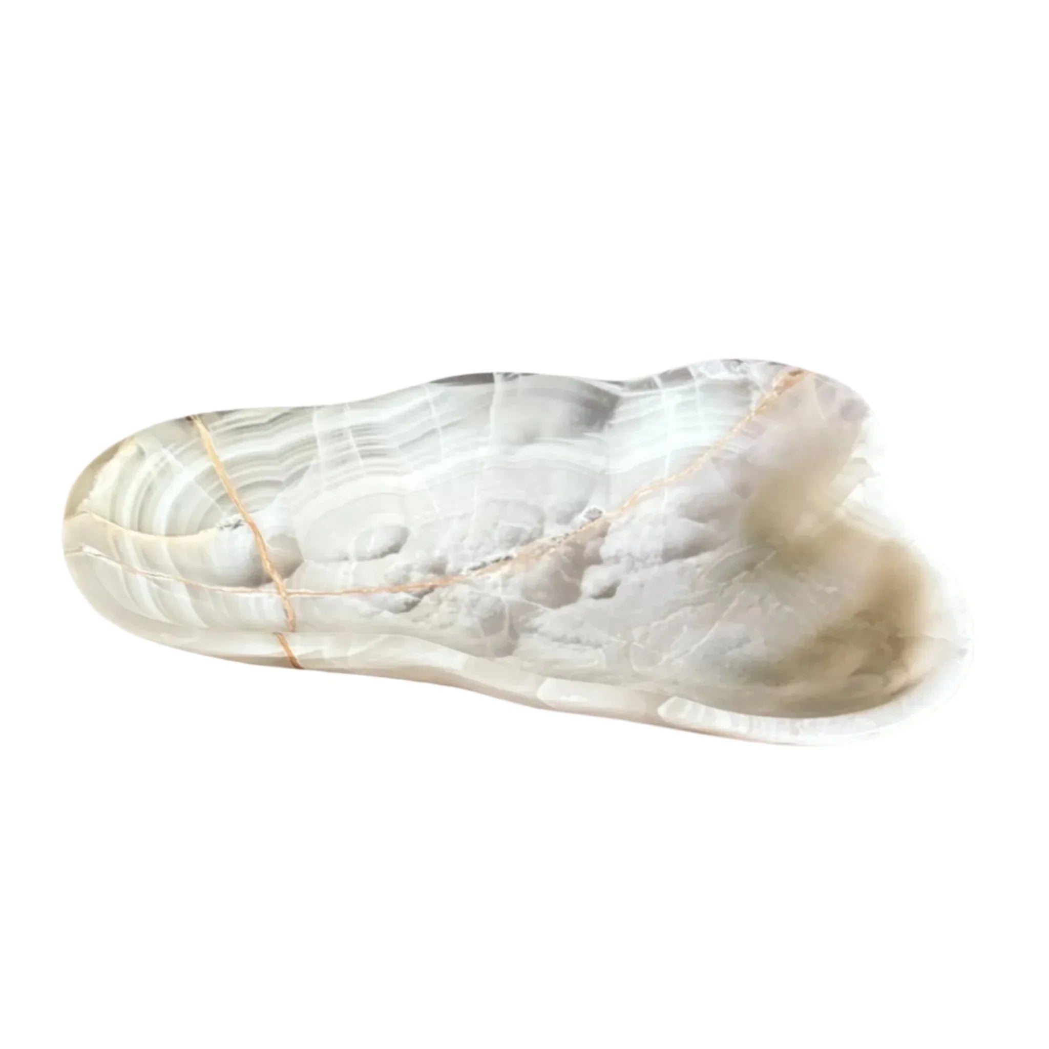 Hand Carved White Onyx Bowl - The Mayfair Hall
