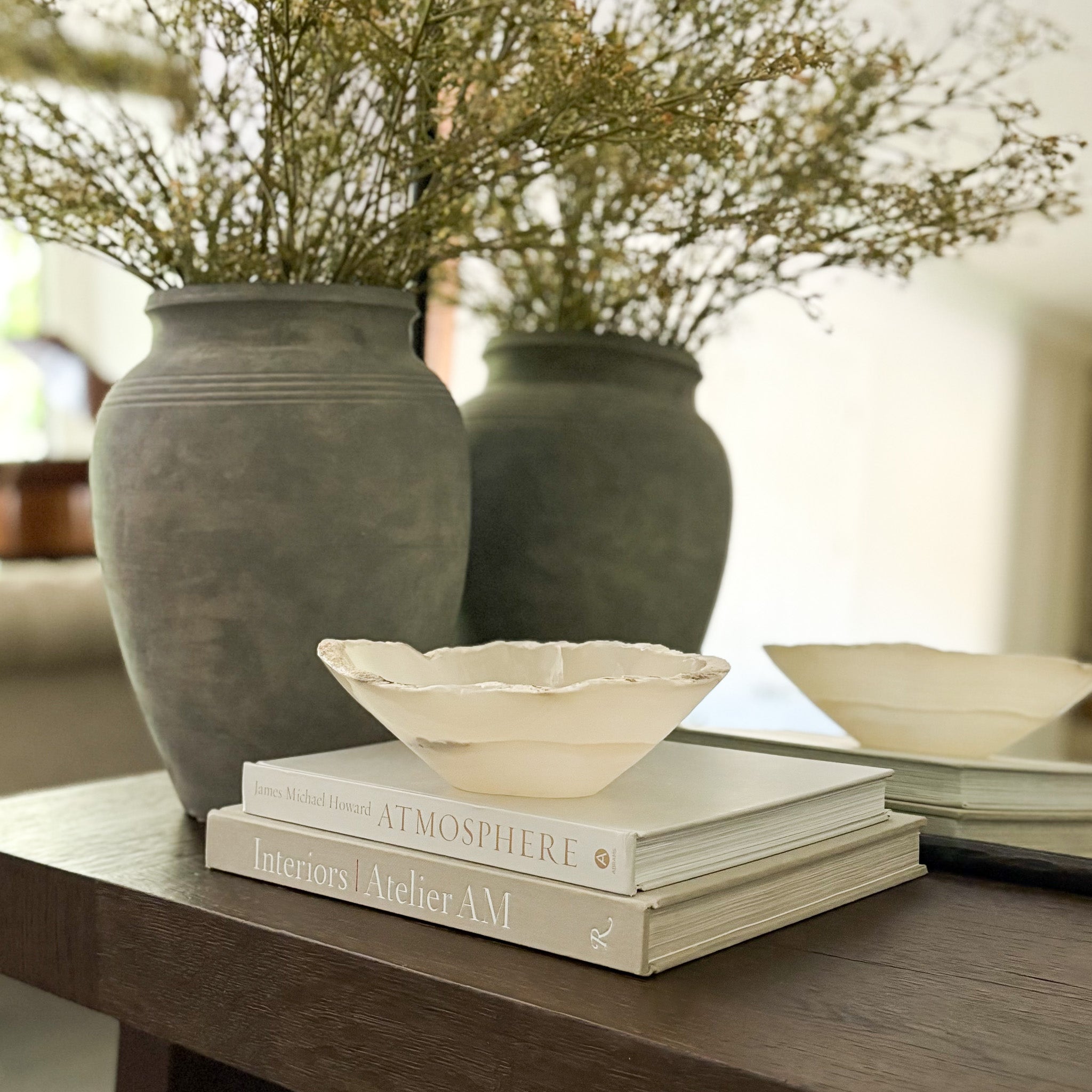 Hand Carved White Onyx Bowl