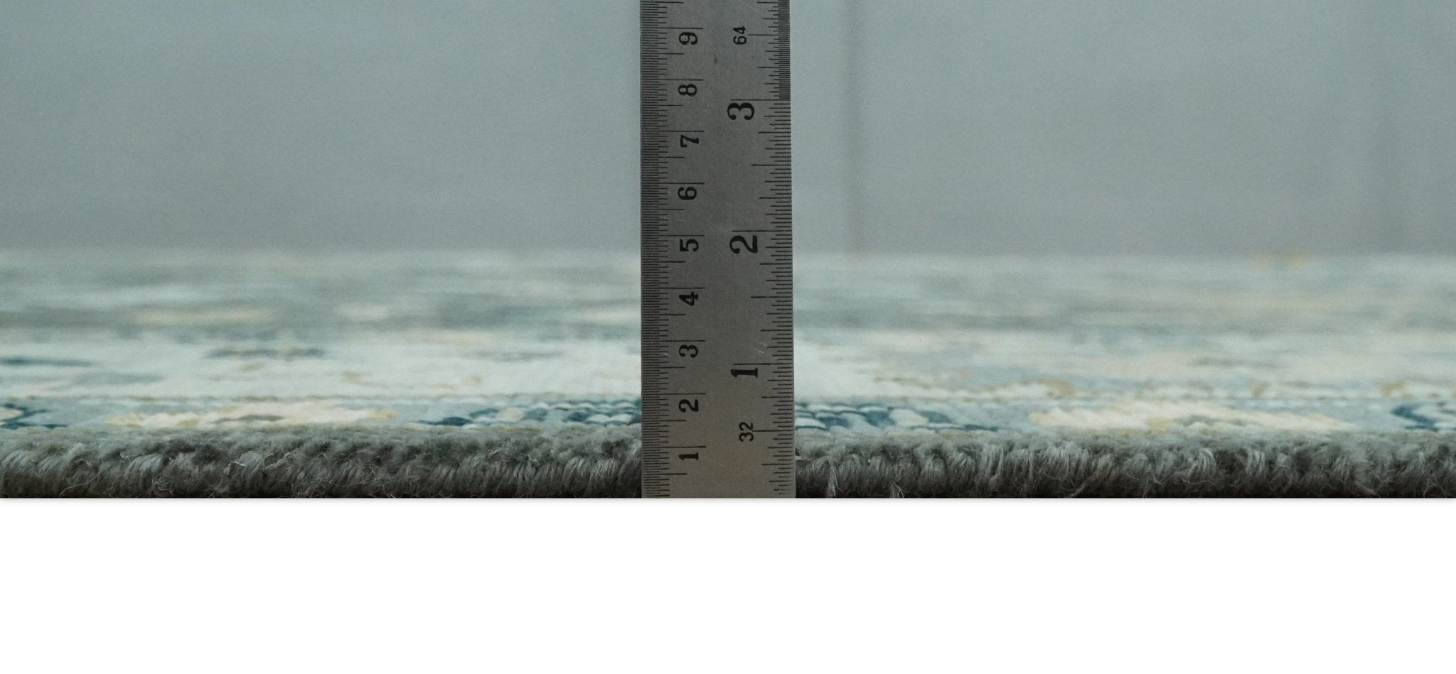 Hand Knotted 5x8, 6x9, 8x10, 9x12, 10x14 and 12x15 Charcoal and Ivory Traditional Persian Oushak Wool Rug | TRDCP905810 - The Rug Decor