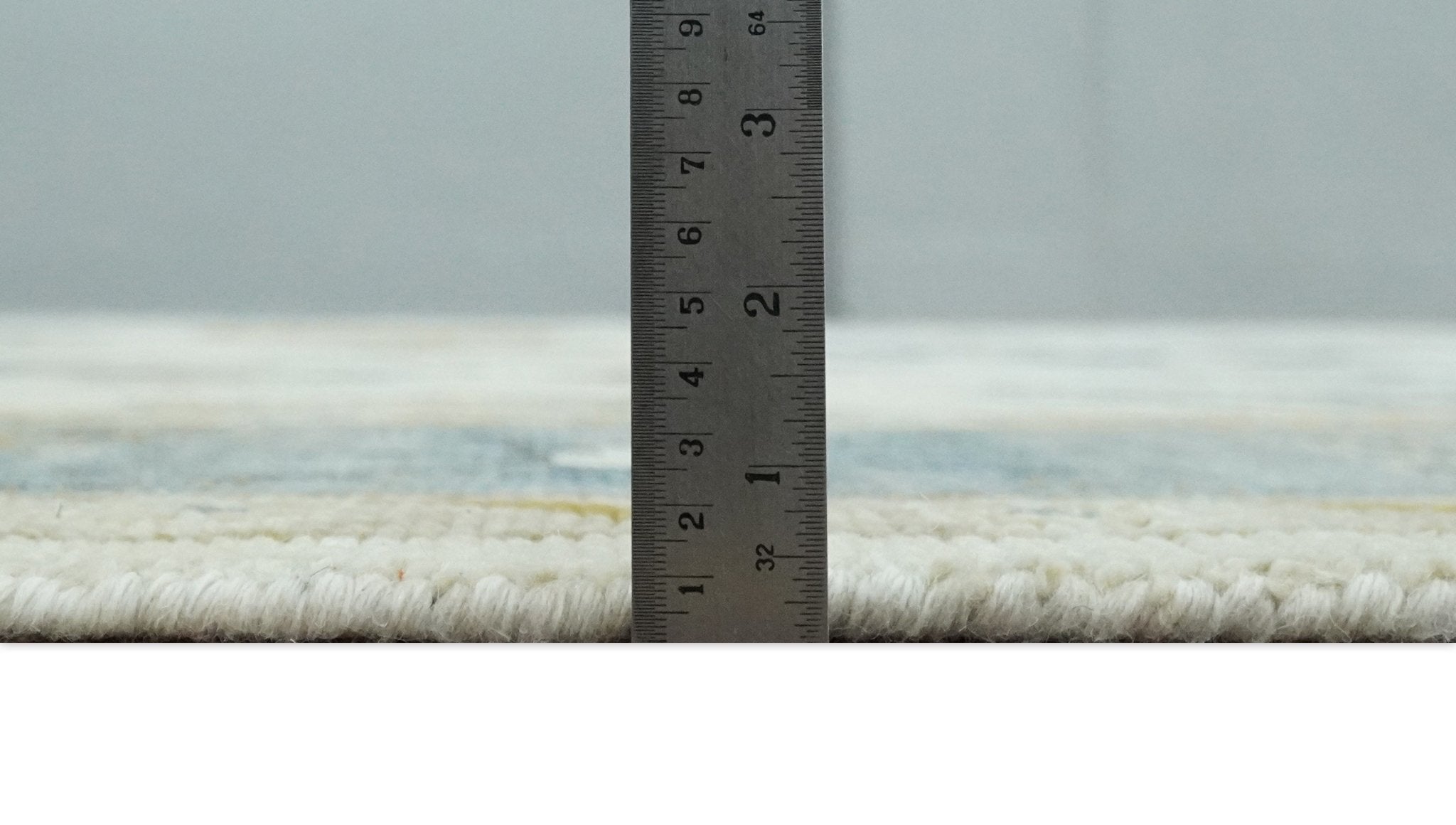 Hand Knotted 5x8, 6x9, 8x10, 9x12, 10x14 and 12x15 Ivory, Blue and Brown Traditional Persian Oushak Wool Rug | TRDCP910810 - The Rug Decor