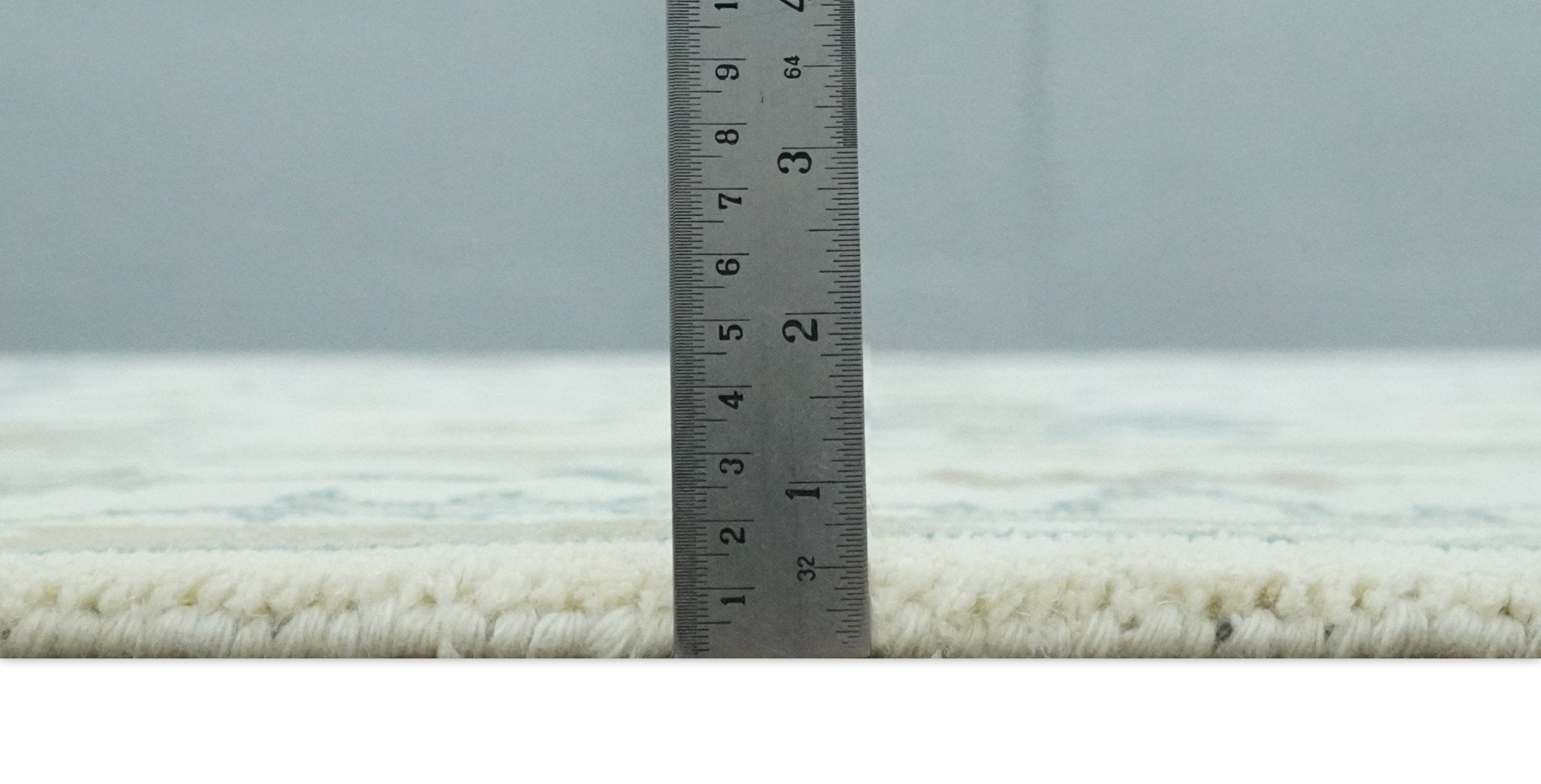 Hand Knotted 6x9, 8x10, 9x12, 10x14 and 12x15 Ivory, Beige and Teal Antique Oushak Persian Wool Area Rug | TRDCP1202 - The Rug Decor