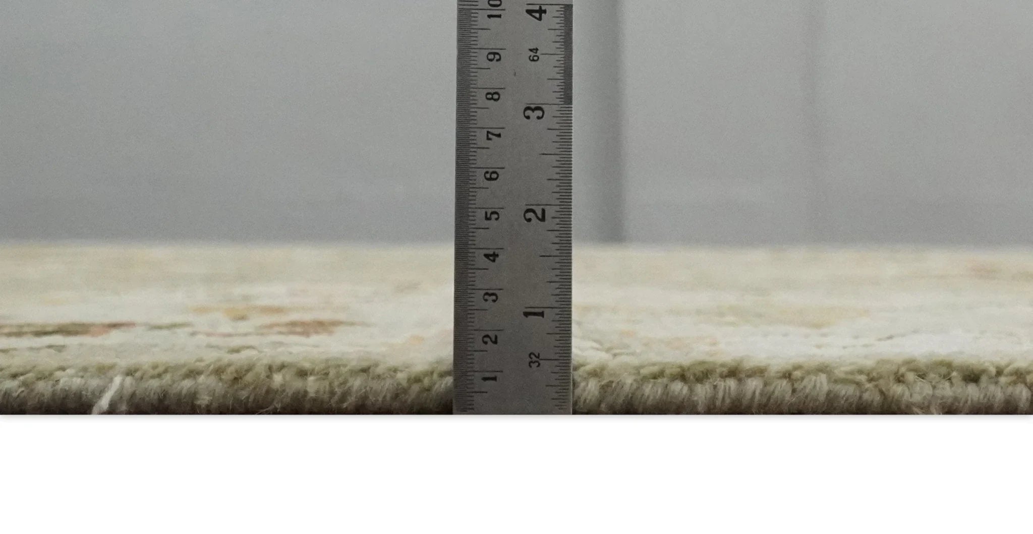 Hand Knotted Antique Moss Brown and Beige Traditional Persian Vintage Oushak Wool Rug | TRDCP707 - The Rug Decor