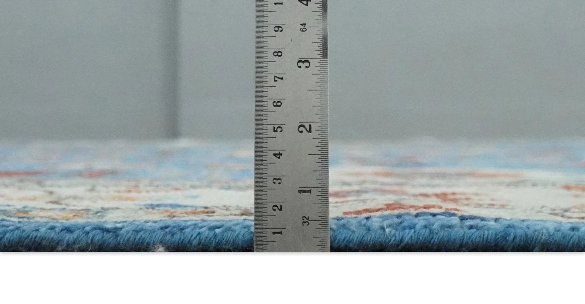 Hand Knotted Blue and Ivory Traditional Persian Turkish Oushak Wool Rug, 6x9, 8x10, 9x12, 10x14 and 12x15 | TRD2741 - The Rug Decor