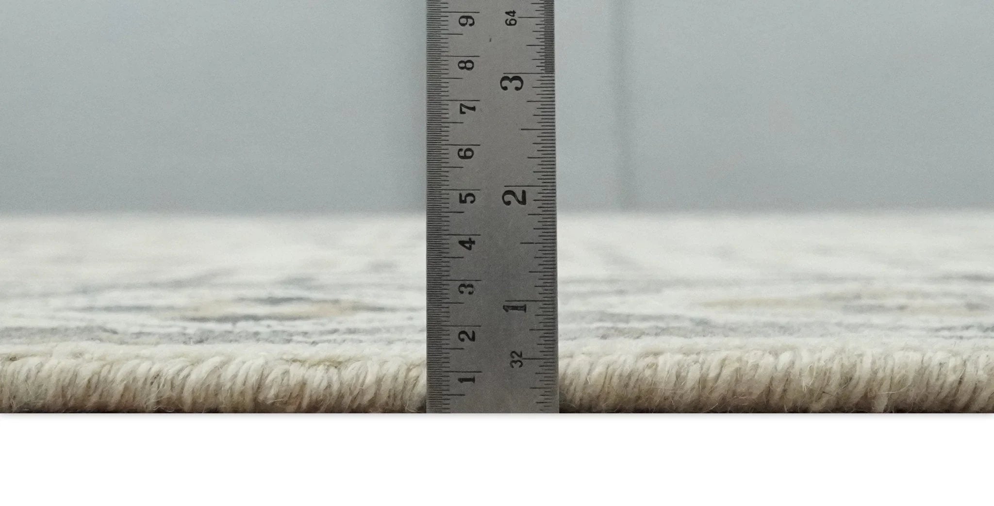 Hand Knotted Ivory, Gray and Beige Traditional Medallion Natural Wool Area Rug, Kids, Living Room and Bedroom Rug | MEHK7 - The Rug Decor