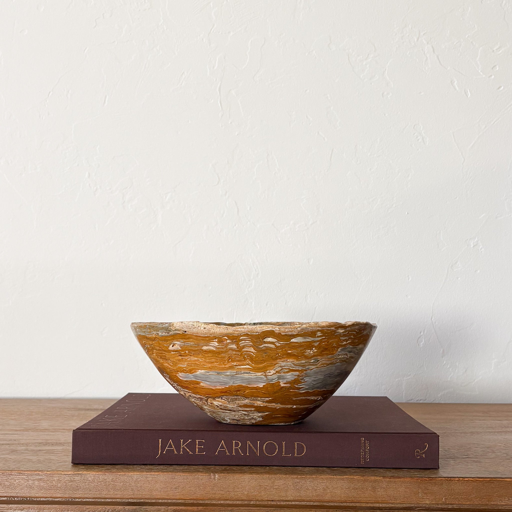Hand Carved Grey Onyx Bowl