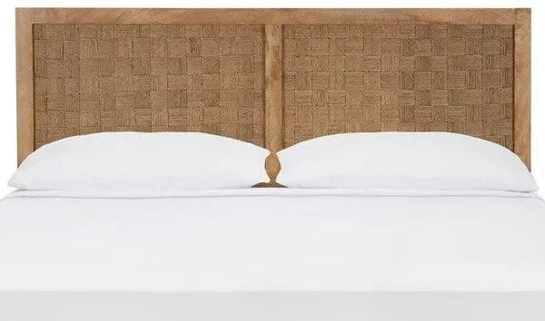 Halvor Rattan Headboard in Natural - The Mayfair Hall