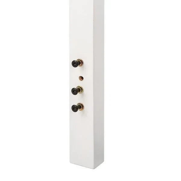 Vienna Mango Wood Rattan Headboard in White Wash - The Mayfair Hall