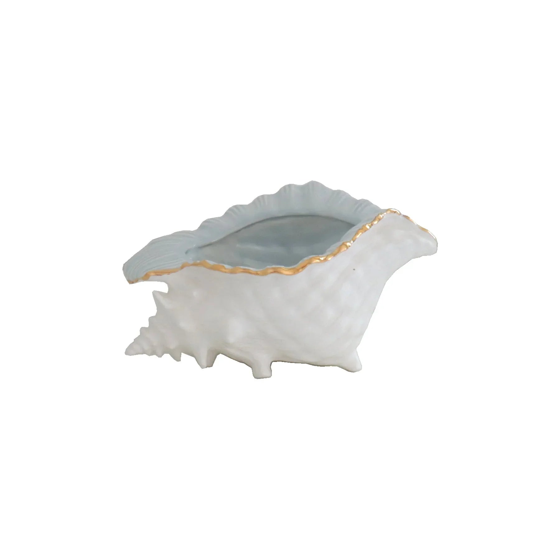 Conch Bowl with 22K Gold Accent - The Mayfair Hall