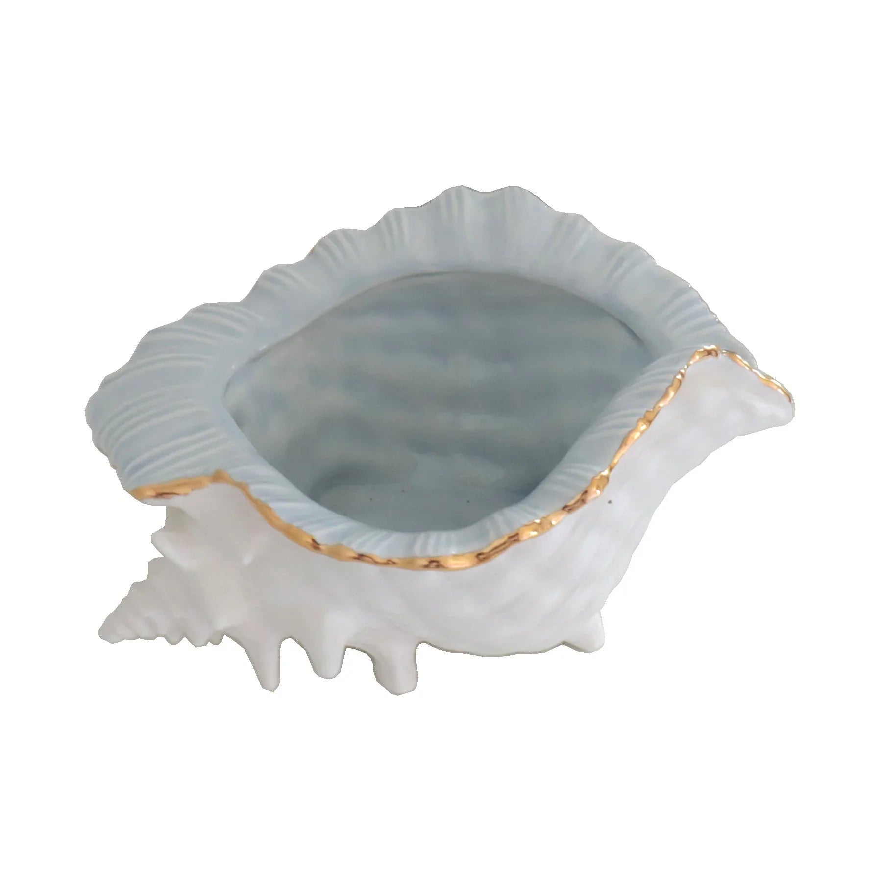 Conch Bowl with 22K Gold Accent - The Mayfair Hall