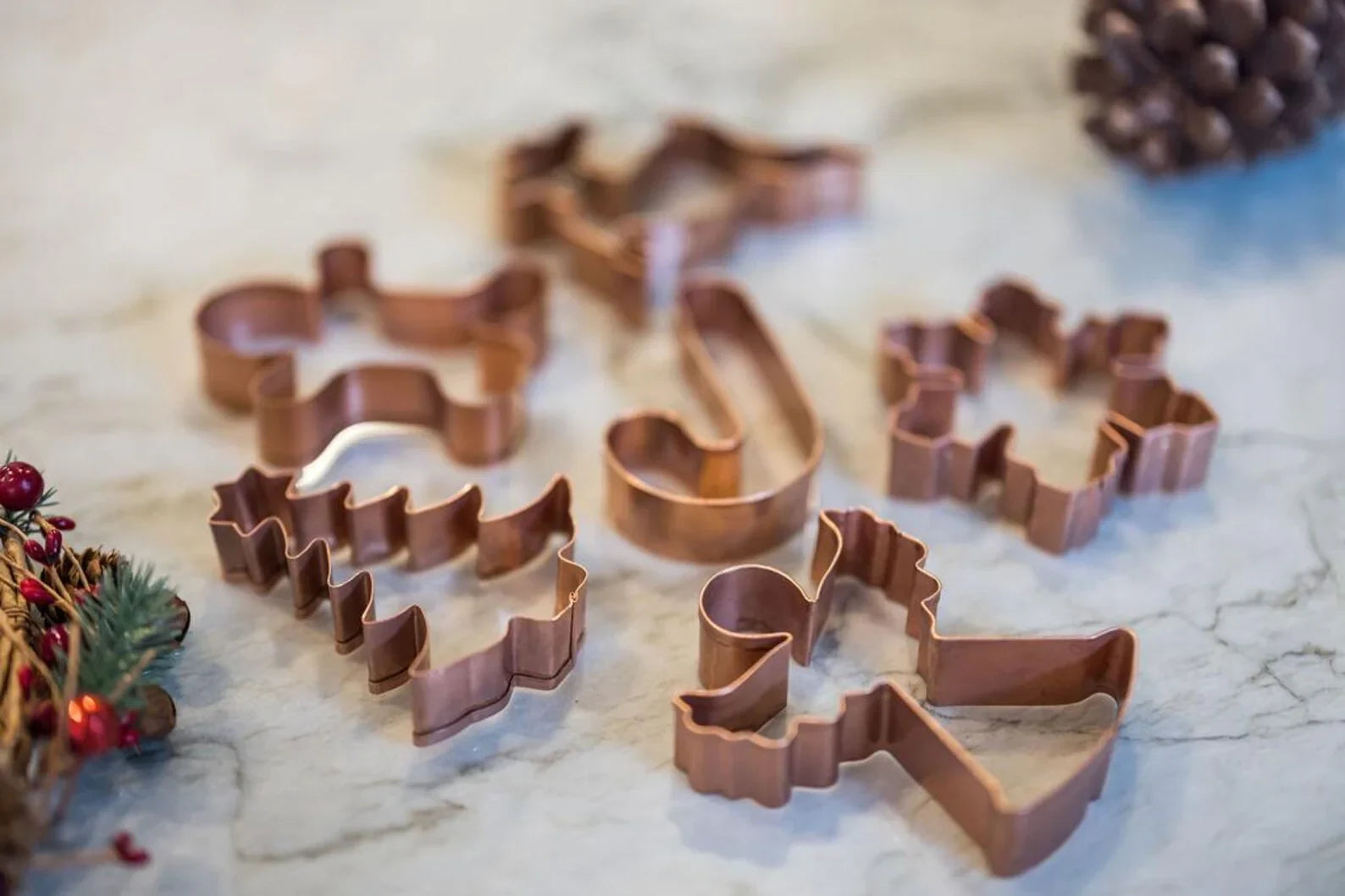 Christmas Copper Cookie Cutters