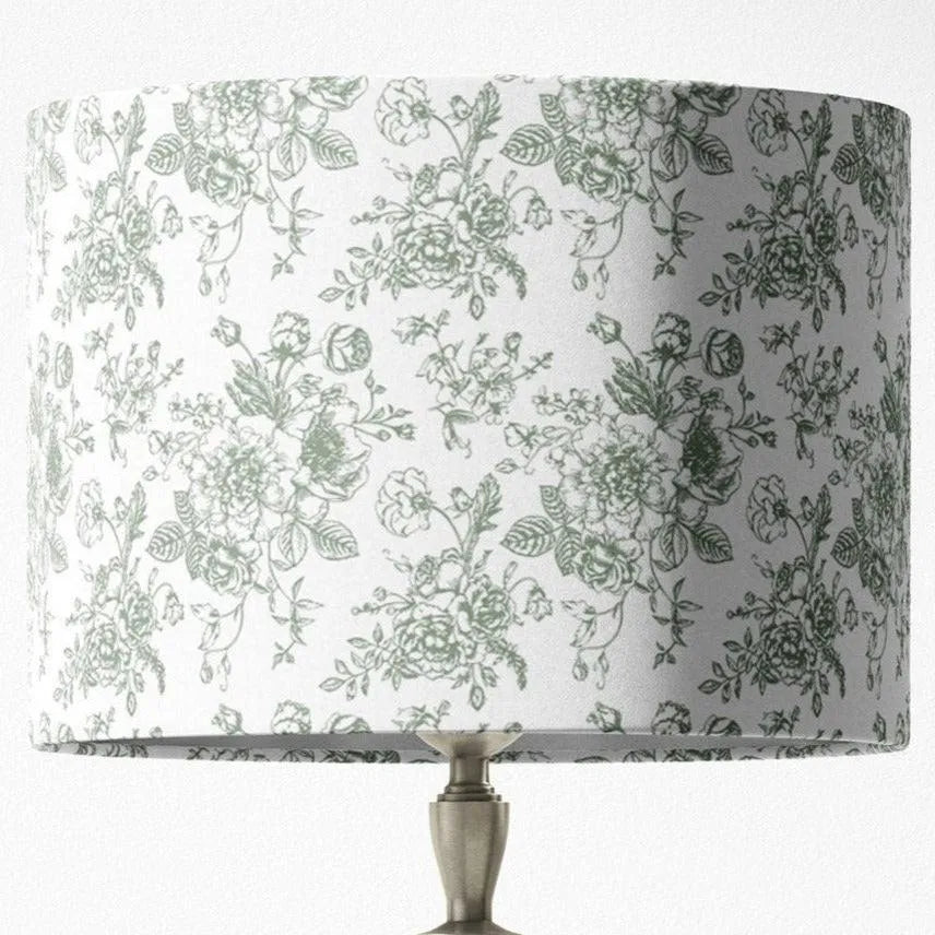 Pink Toile Lampshade in Rosecrest - The Mayfair Hall