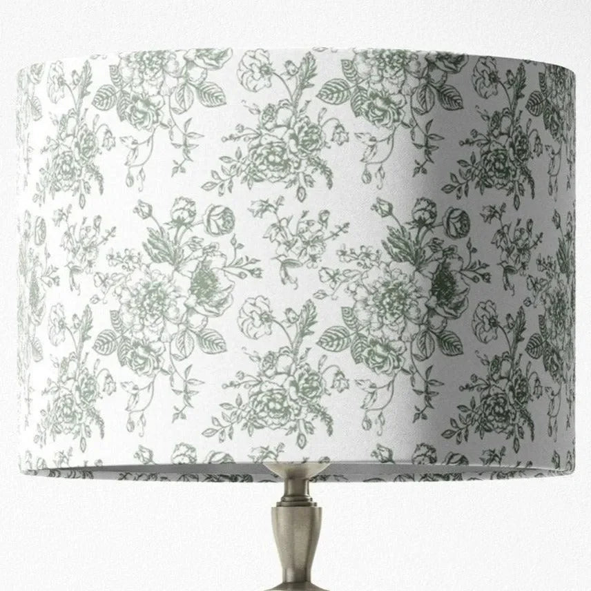 Blue Toile Lampshade in Rosecrest - The Mayfair Hall
