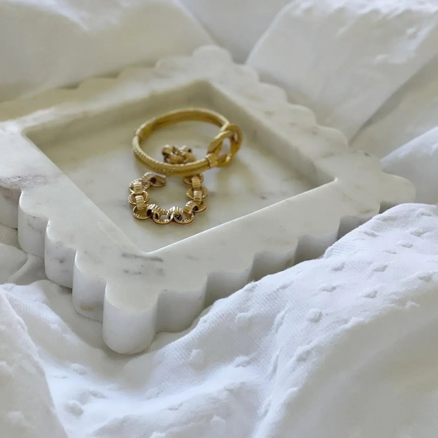 Marble Box Tray in Cloud - The Mayfair Hall