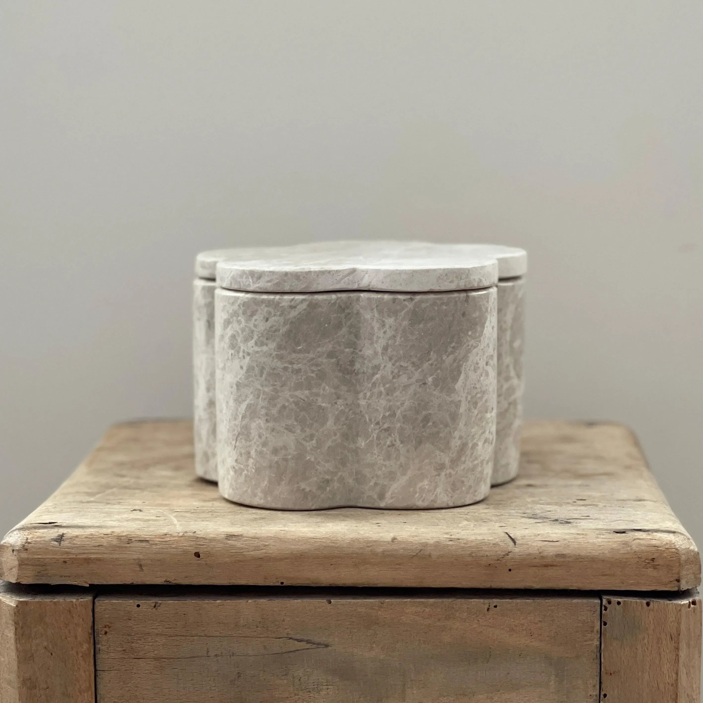 Marble Bud Box in Oyster - The Mayfair Hall