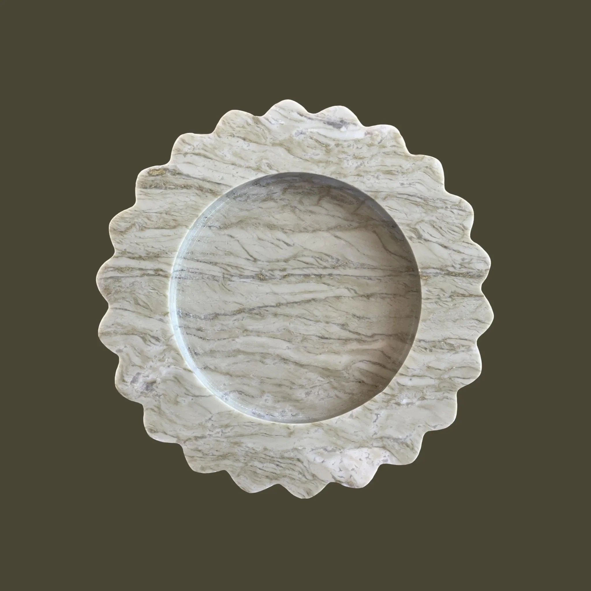 Marble Sun Tray in Matcha - The Mayfair Hall