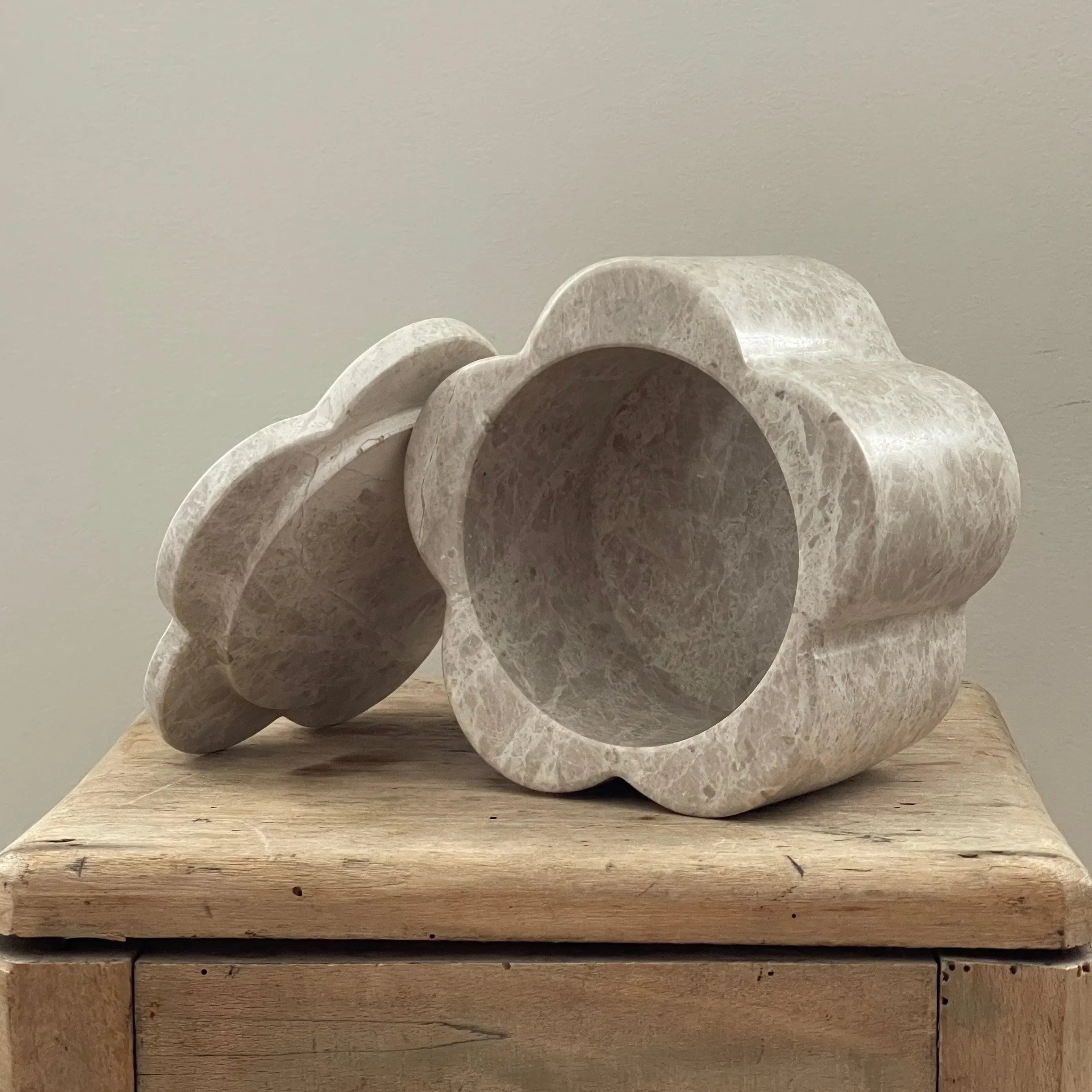 Marble Bud Box in Oyster - The Mayfair Hall