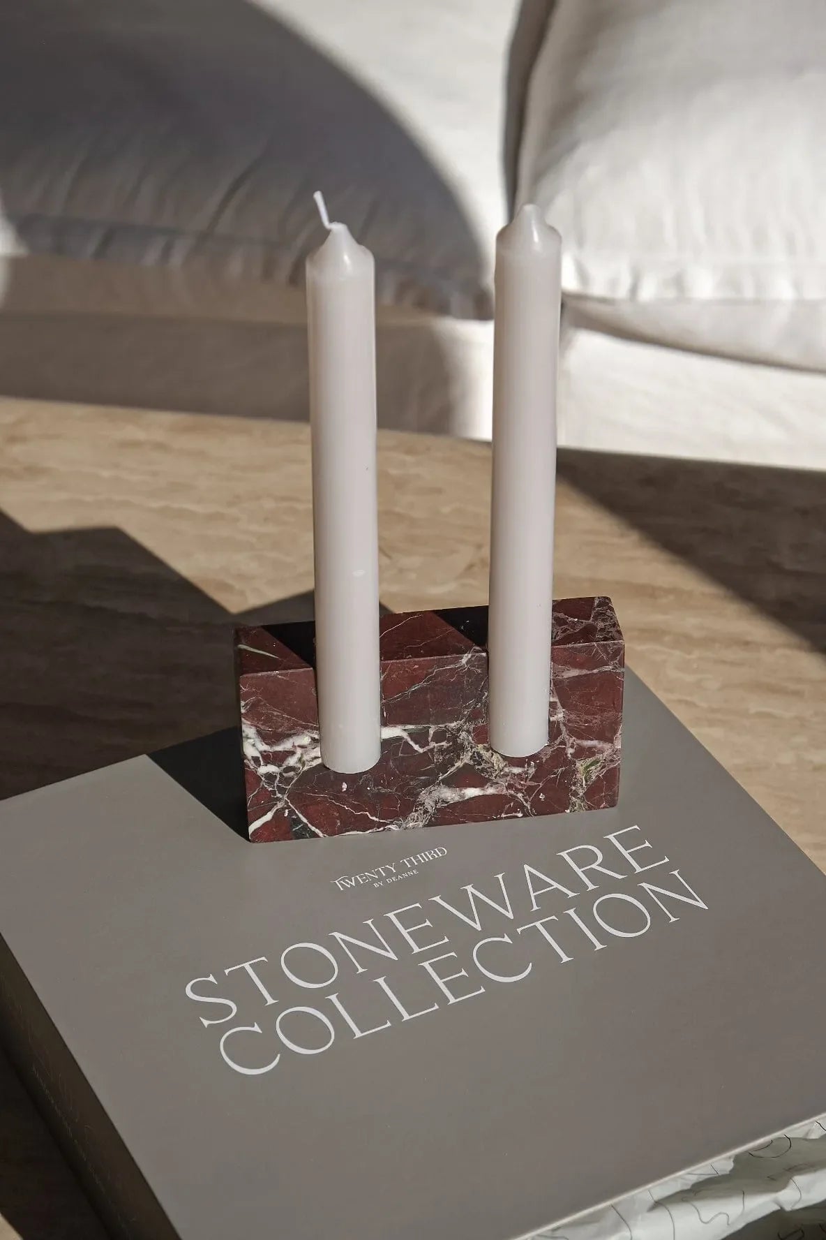 Dua Candle Holder: Rosso Lepanto - The Mayfair Hall