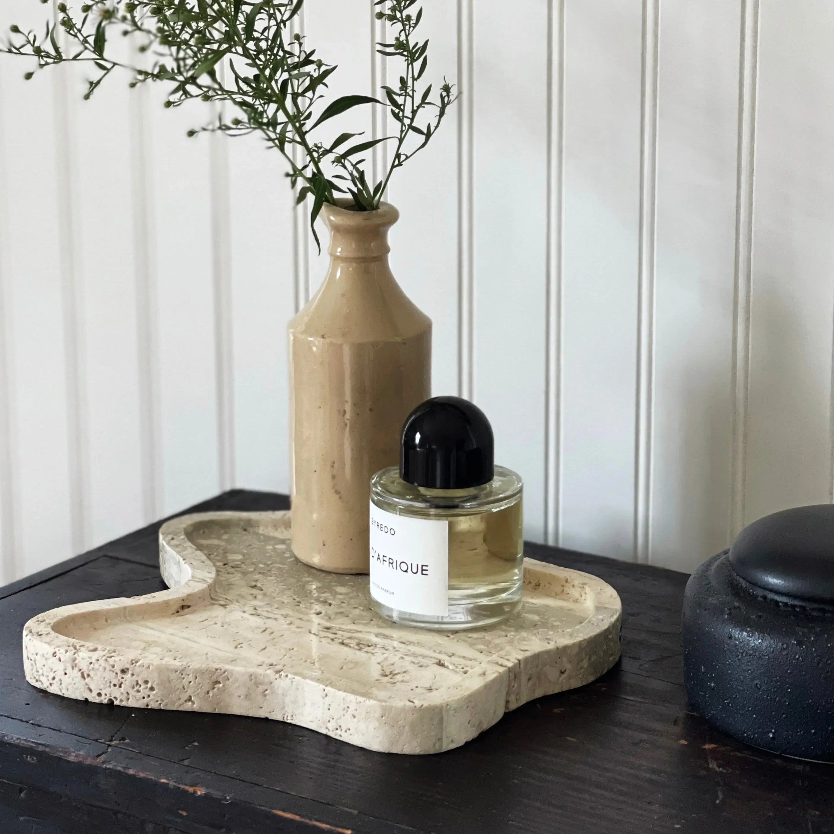 Flo Tray in Travertine - The Mayfair Hall