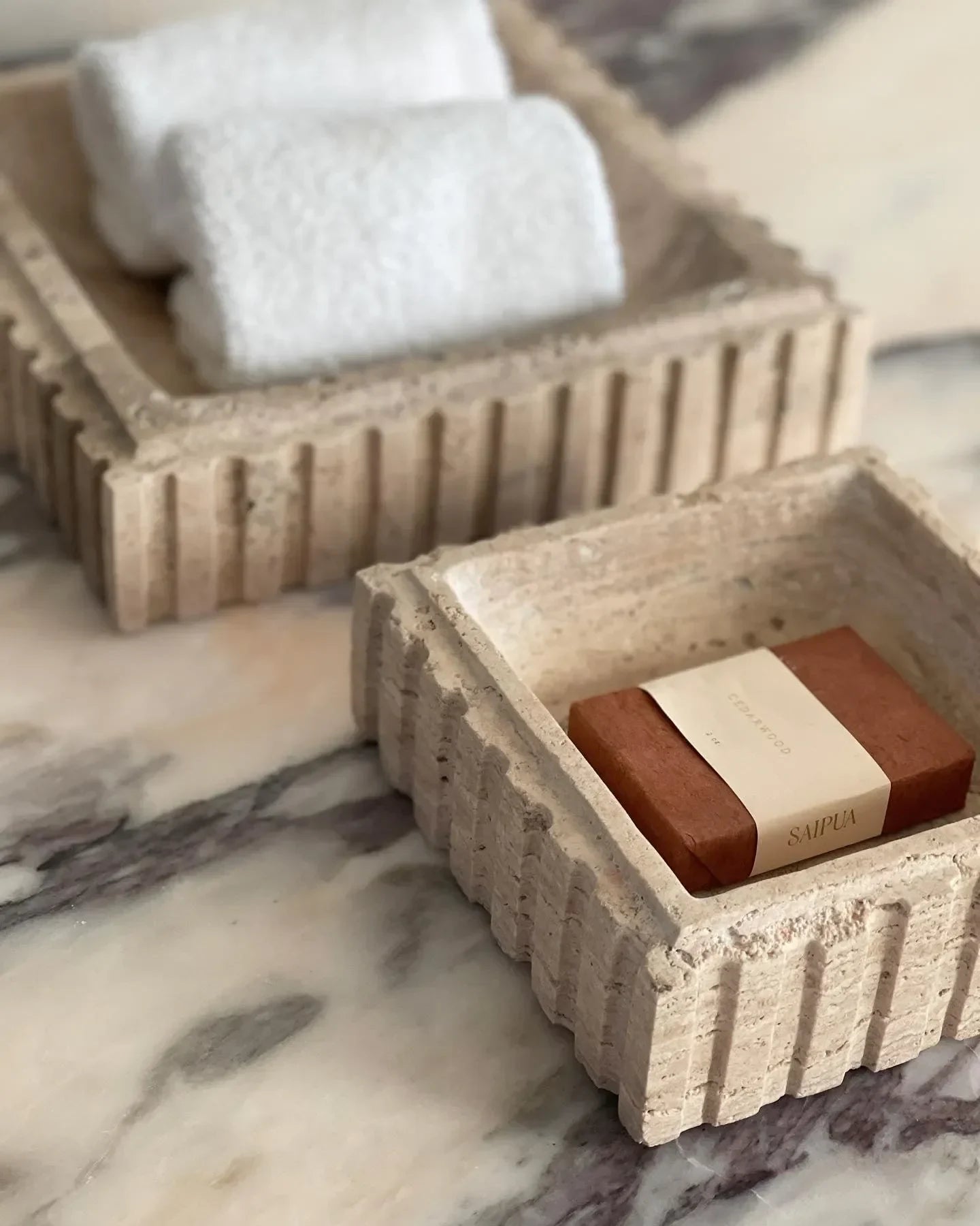 Athens Catch in Travertine - The Mayfair Hall