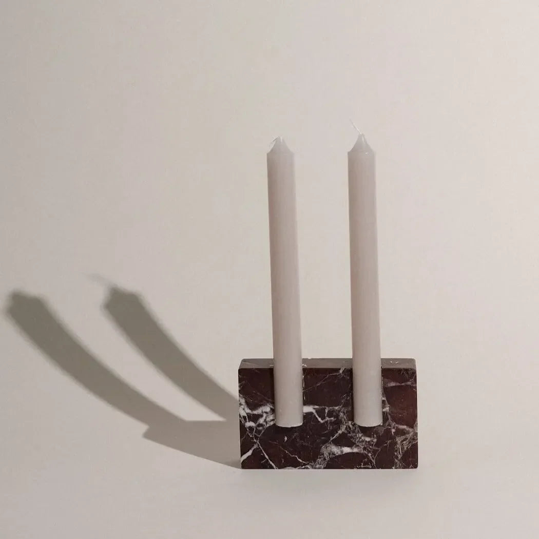 Dua Candle Holder: Rosso Lepanto - The Mayfair Hall
