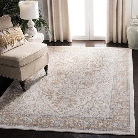 Isabella Polypropylene Rug in Cream and Beige - The Mayfair Hall