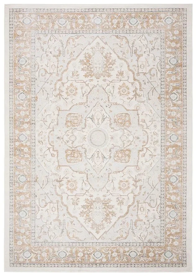 Isabella Polypropylene Rug in Cream and Beige - The Mayfair Hall