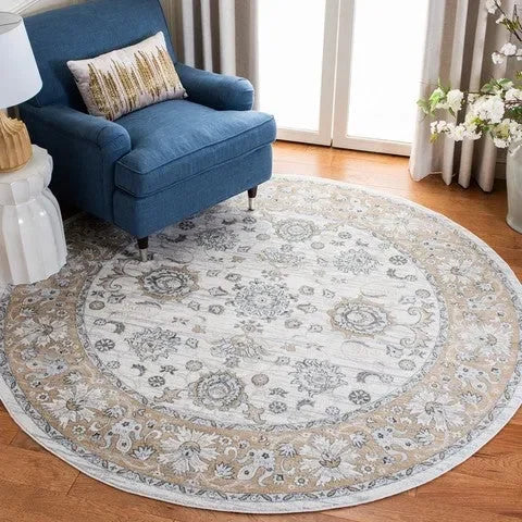 Isabella Polypropylene Rug in Cream and Beige - The Mayfair Hall
