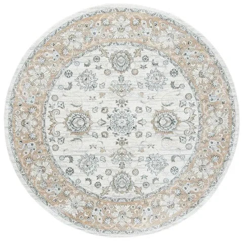 Isabella Polypropylene Rug in Cream and Beige - The Mayfair Hall