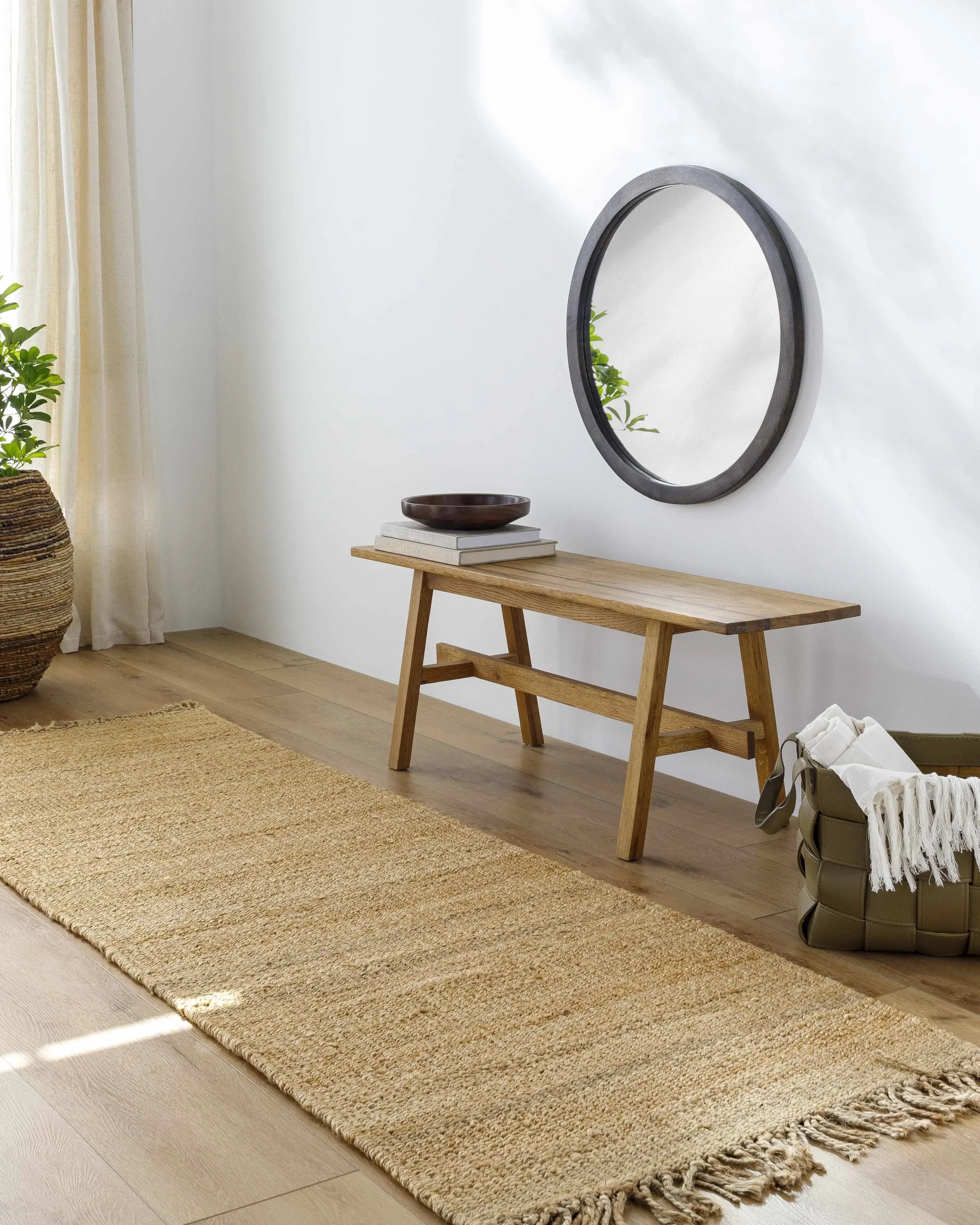 Oaks Perfect Flatweave Jute Rug - The Mayfair Hall