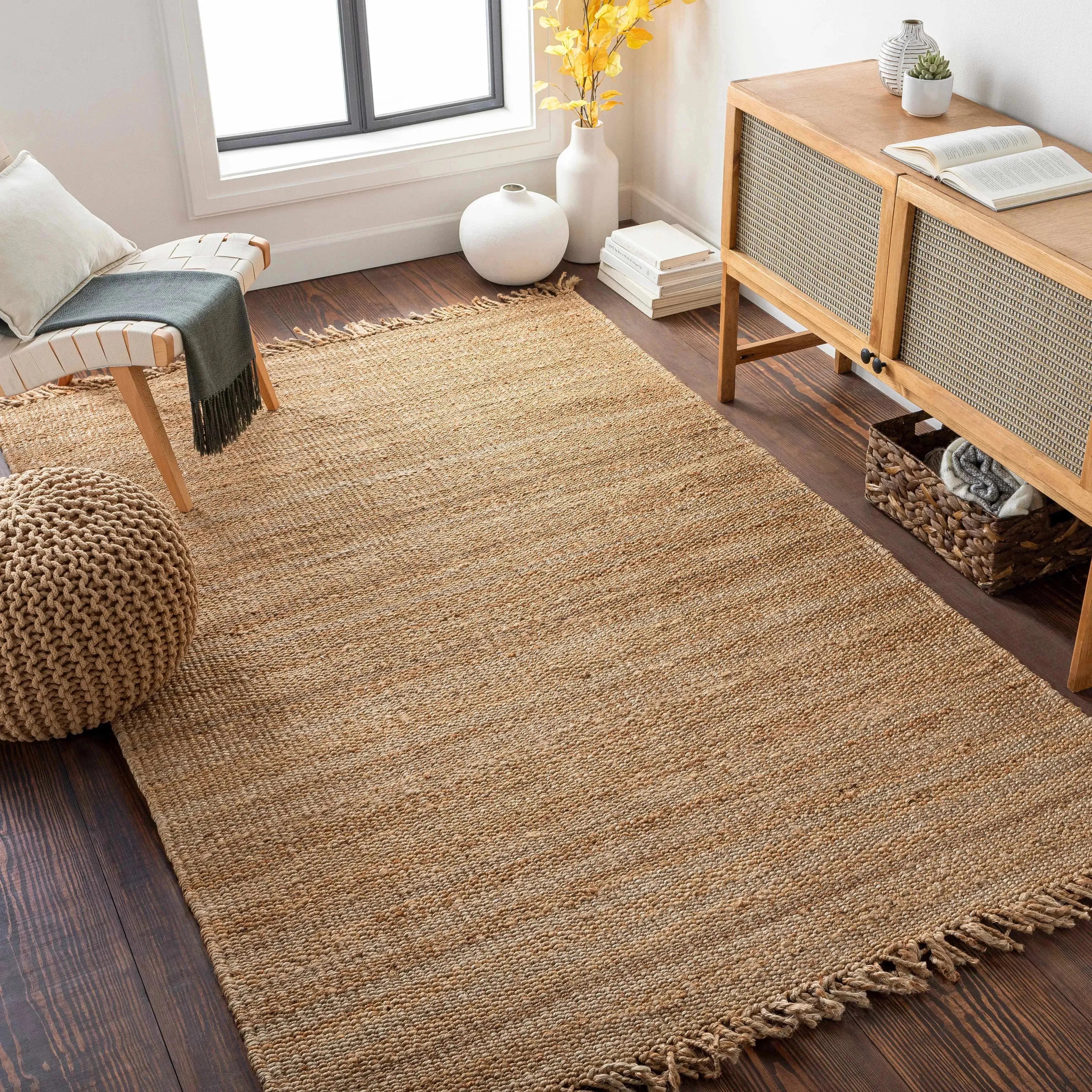 Oaks Perfect Flatweave Jute Rug - The Mayfair Hall